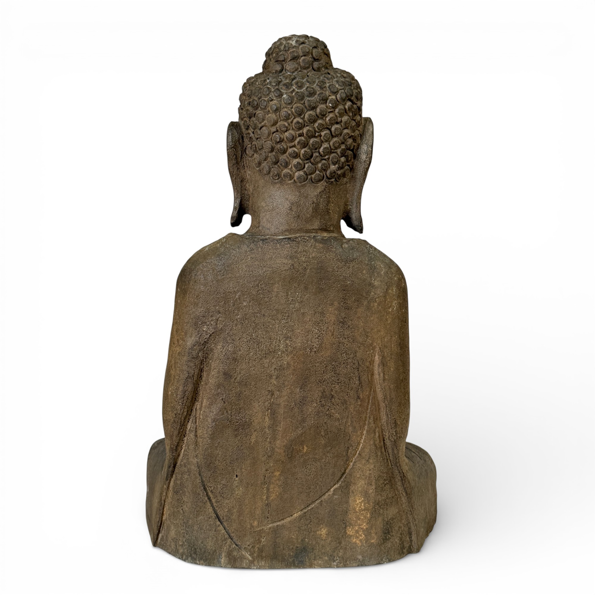 Garten Buddha in Dyhana Mudra aus Naturstein