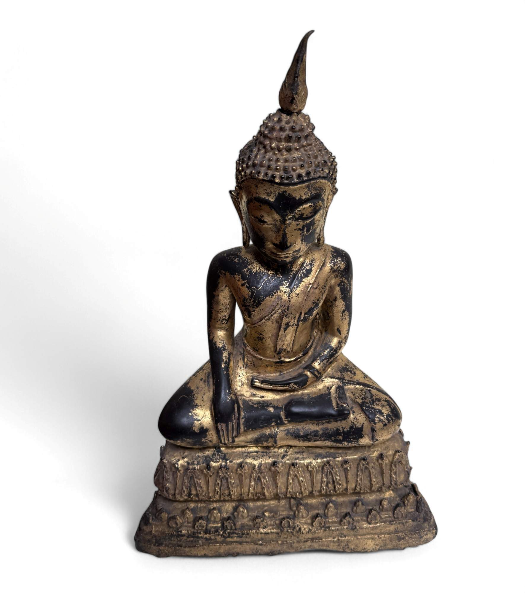 Buddha Figur Bronze Thailand Sukhothai - 43cm
