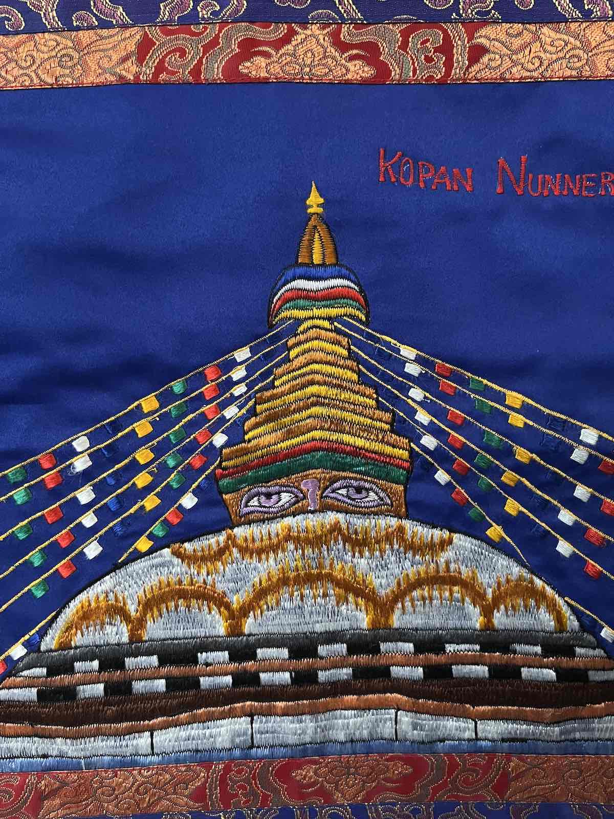 Thangka Wandbehang Stupa Nepal Pagode Thangka Wandbehang Stupa Nepal Pagode