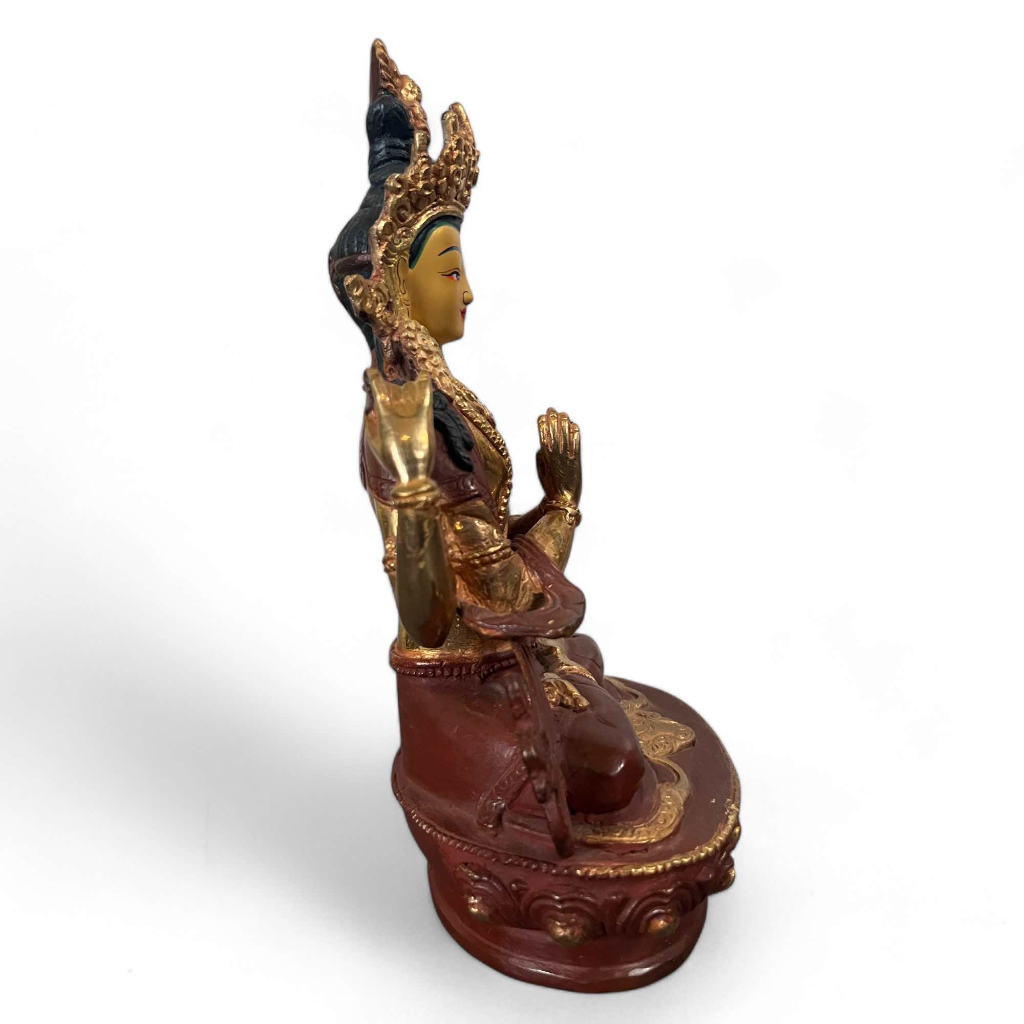 Buddha Figur Chenrezi Avalokiteshvara Bronze