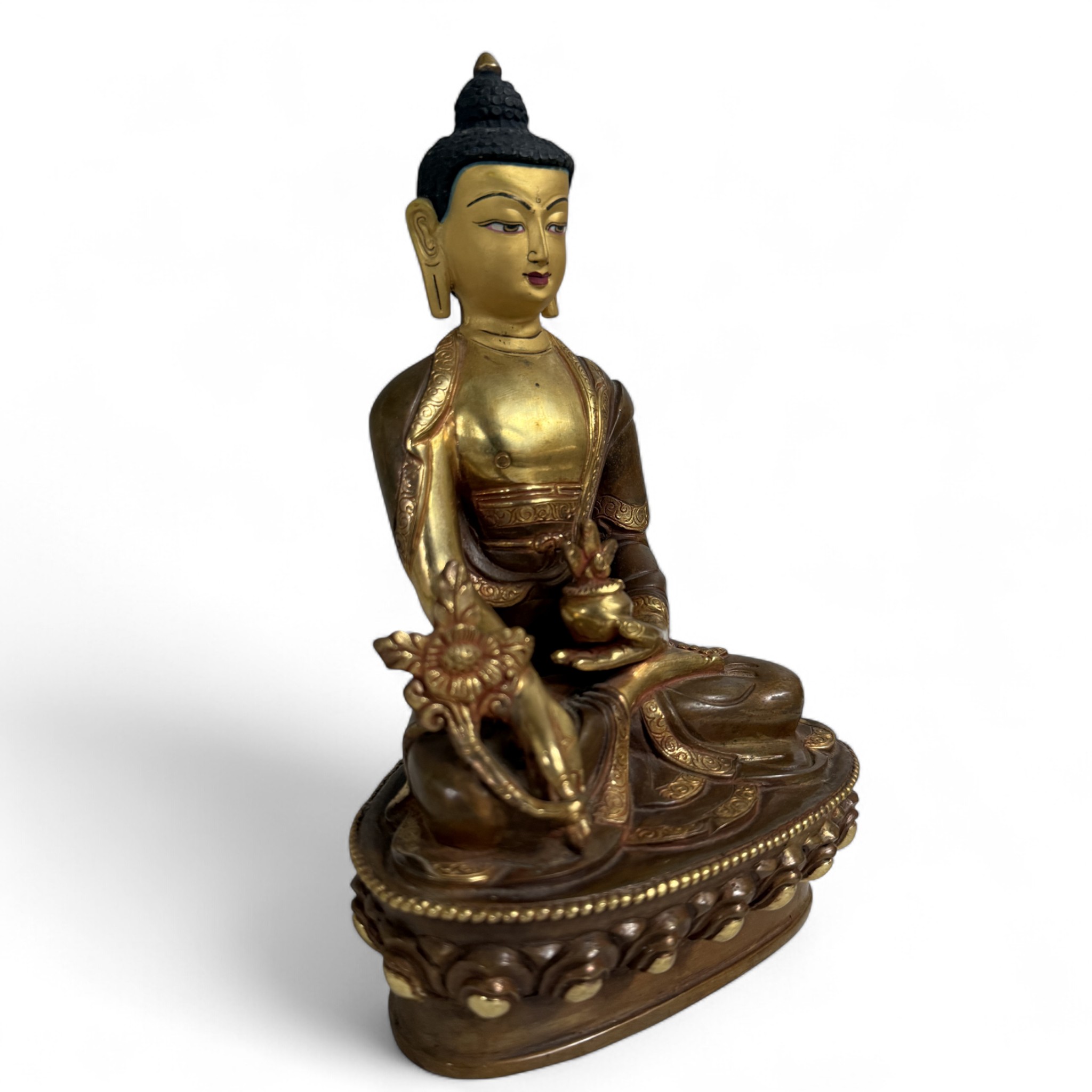 Medizin Buddha Figur - Sammlerstück Nepal