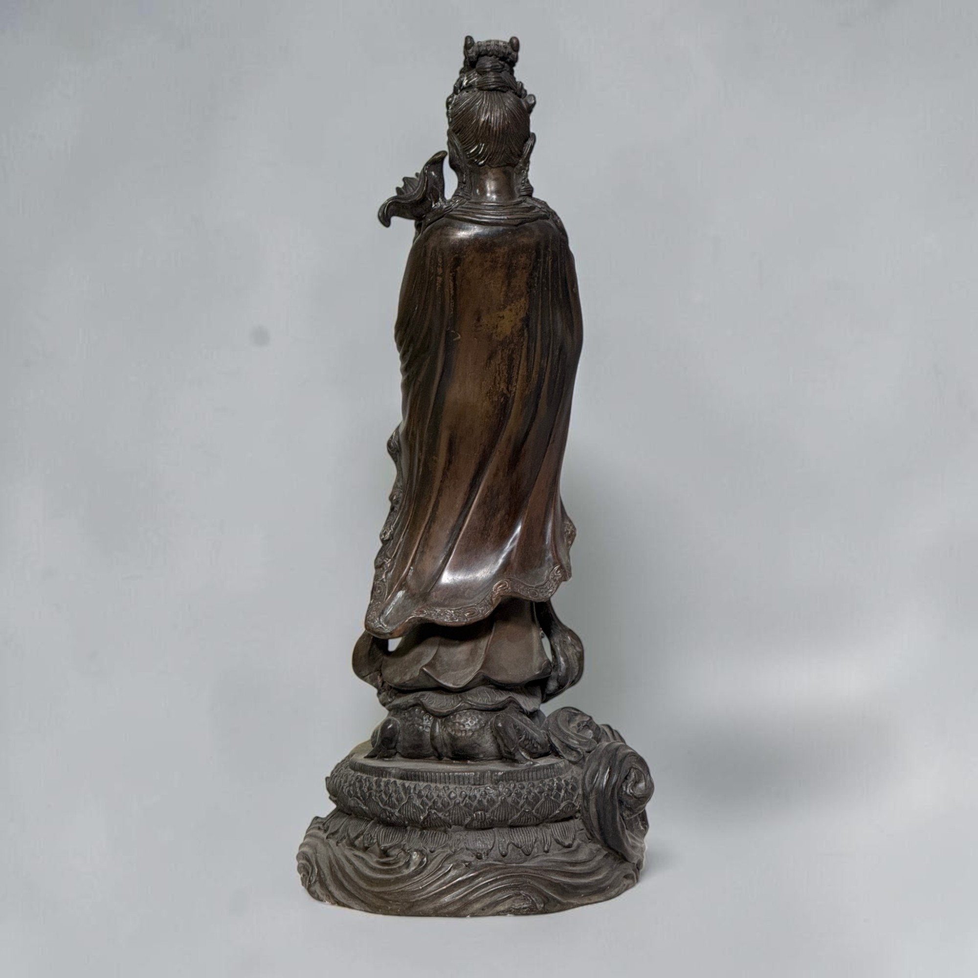 Buddha Figur Bronze Guanyin 45cm groß