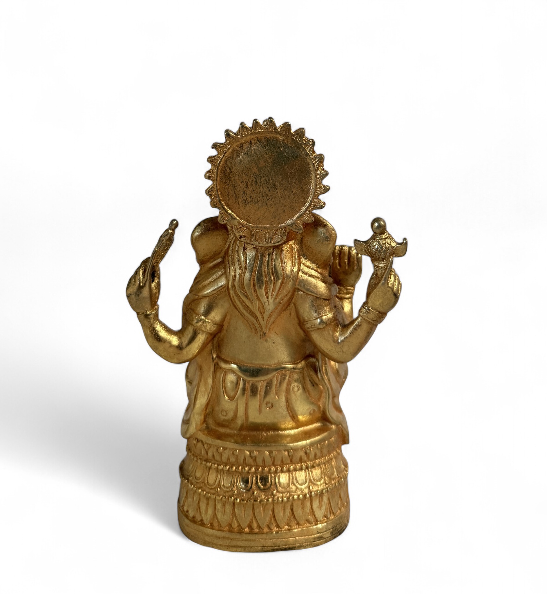 Ganesha Figur Bronze Skulptur 16 cm