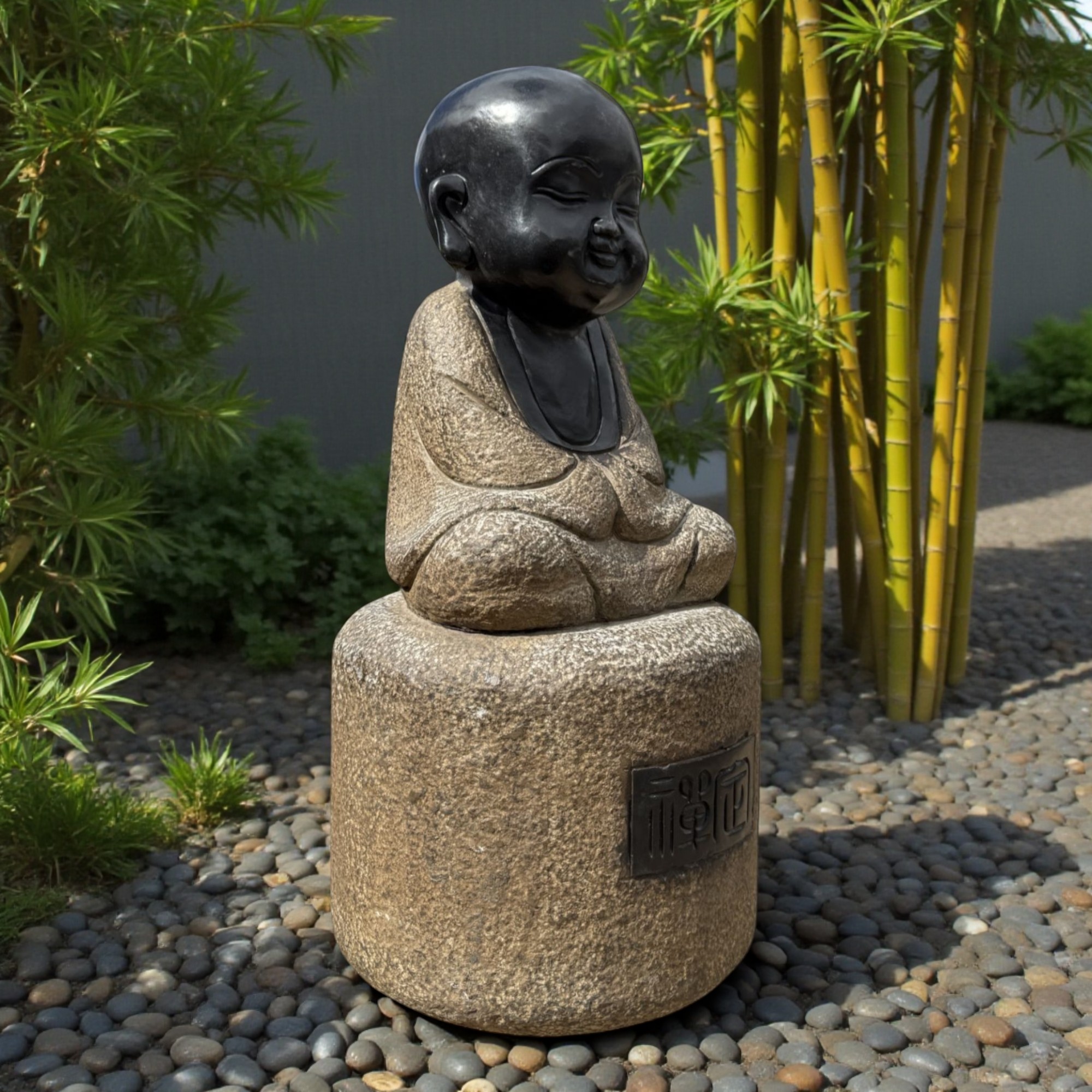 Zen Mönch Garten Figur China 62 cm groß