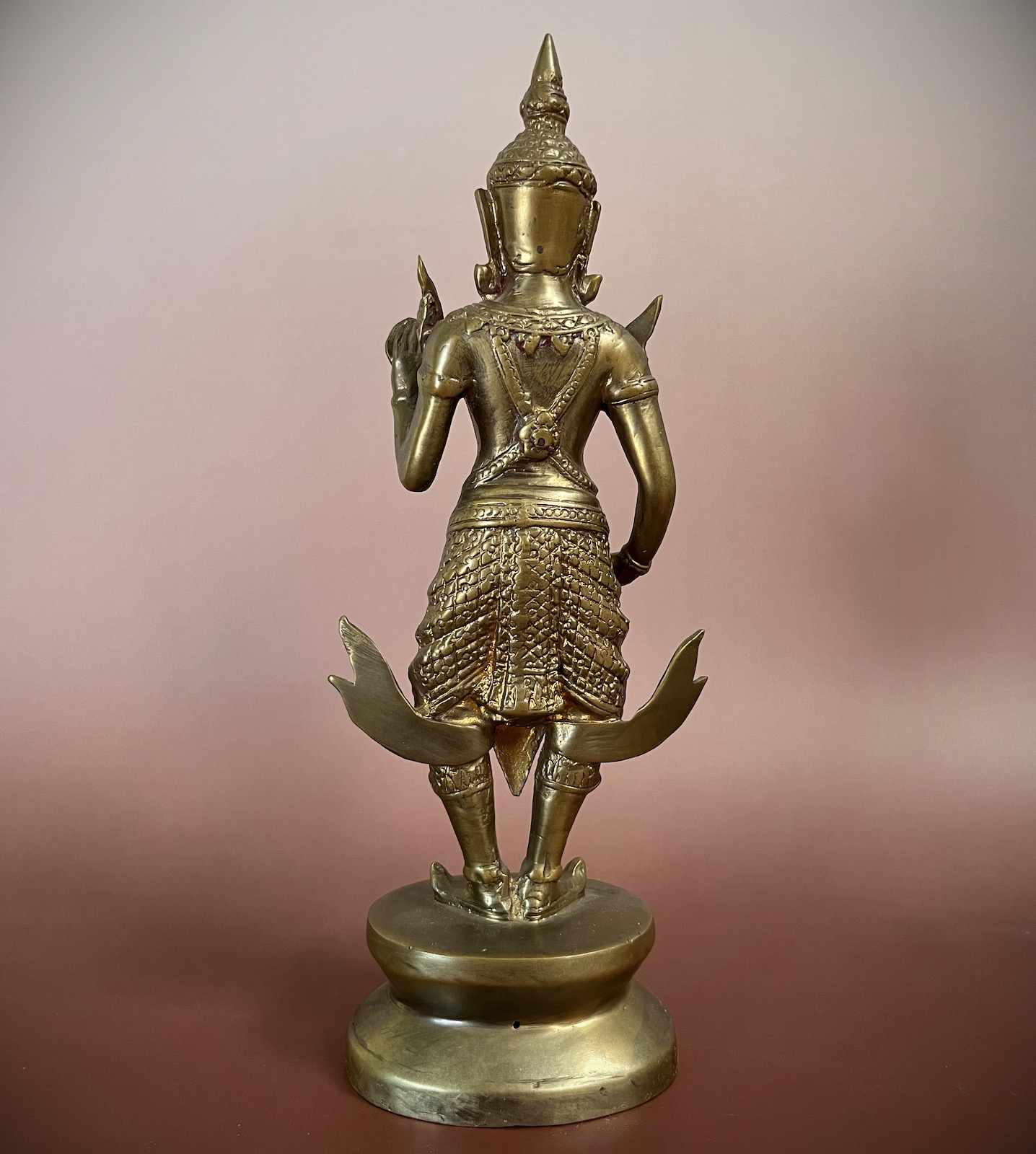 Tempelwächter Thailand Teppanom Messing Figur