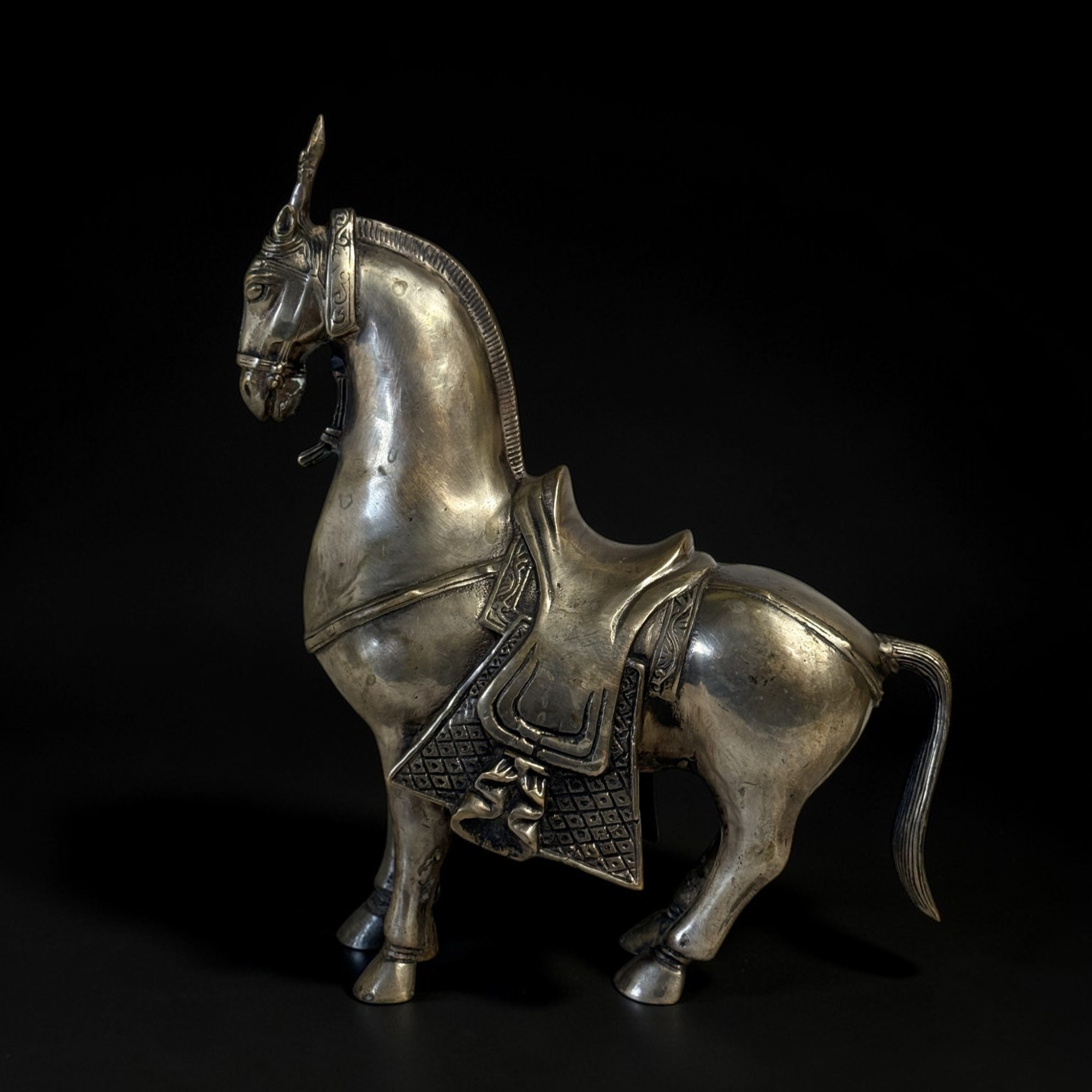 Bronze Pferd China Skulptur Tang Dynastie Replikat