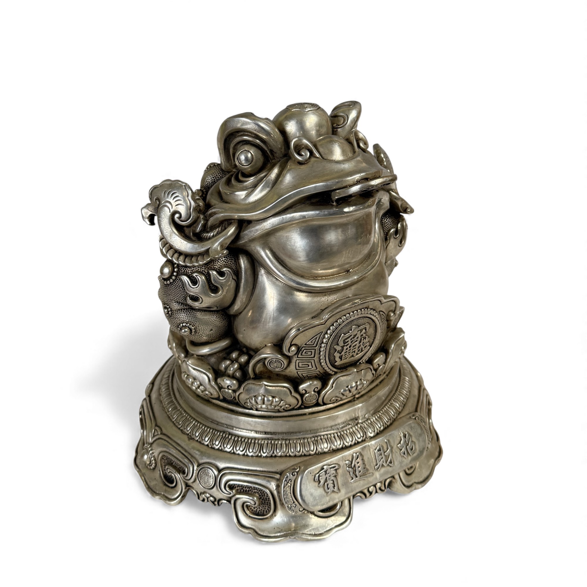 Chinesische Geldkröte - Reichtumsfrosch aus Bronze