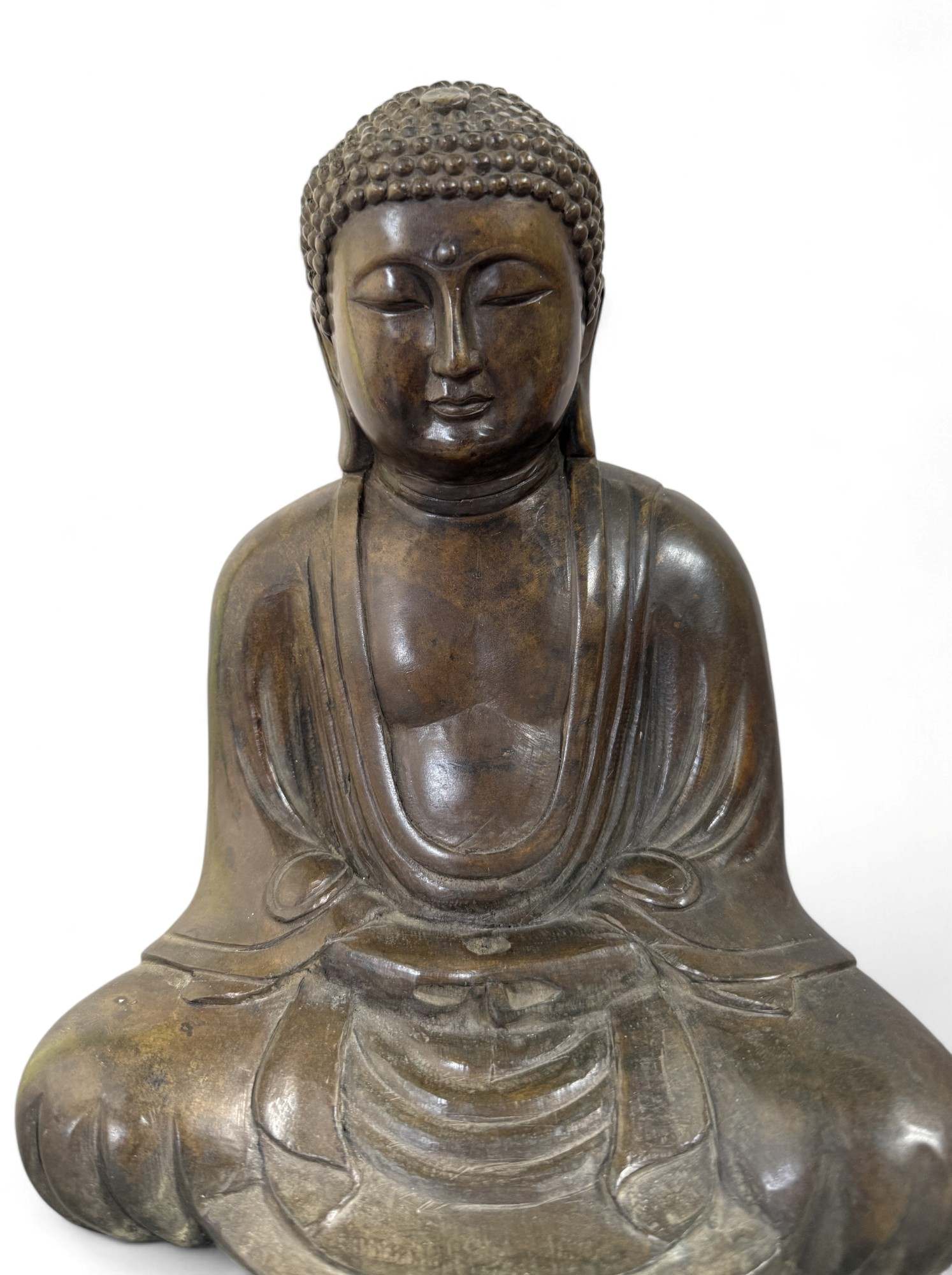 Buddha Figur Bronze Japan Kamakura Daibutsu