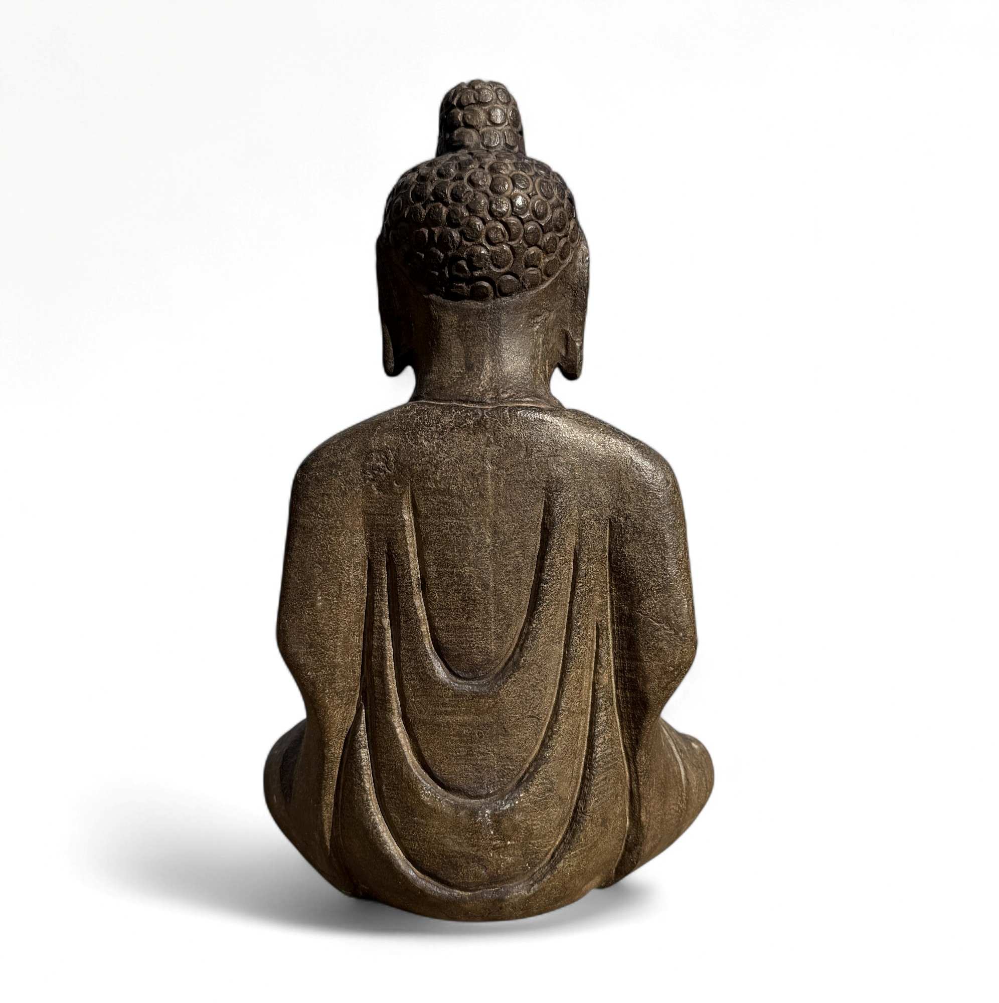 Garten Buddha Statue Naturstein Figur Meditation Geste