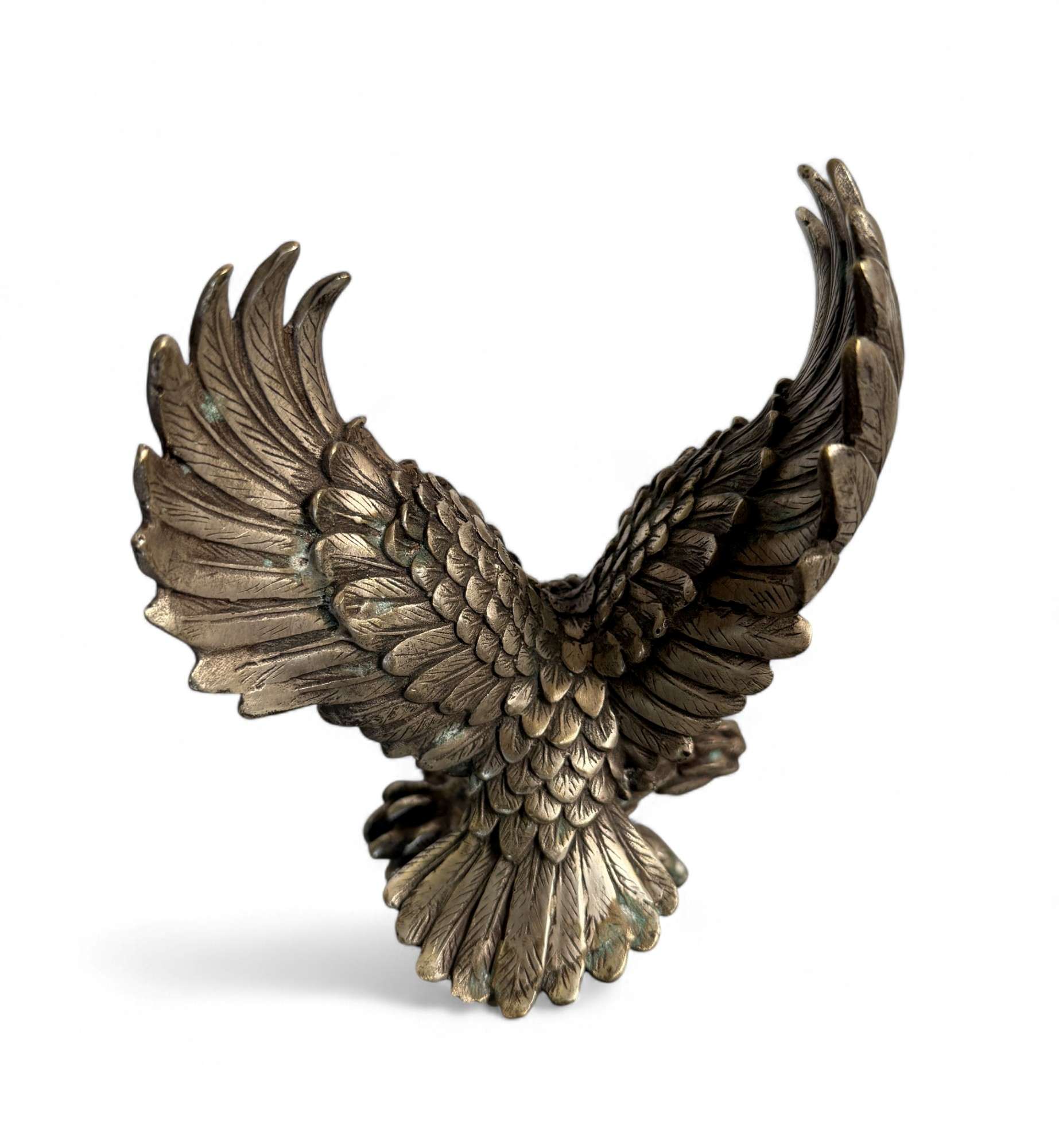 Adler Skulptur aus Bronze – Krafttier Symbol für Stärke & Freiheit, mit Patina