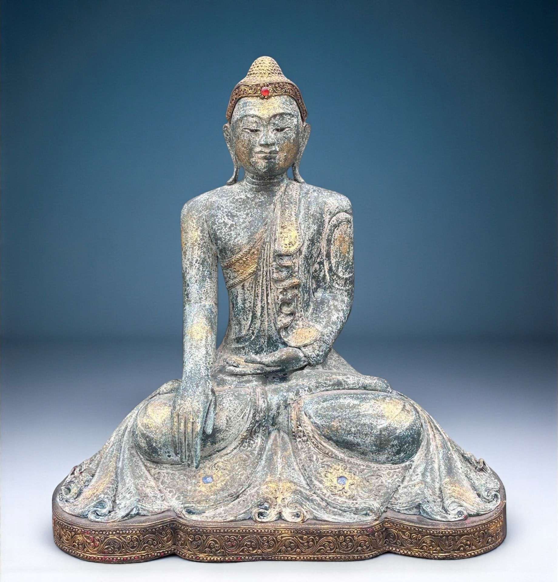 Holz Buddha Figur aus Thailand - 85cm groß Holz Buddha Figur aus Thailand - 85cm groß