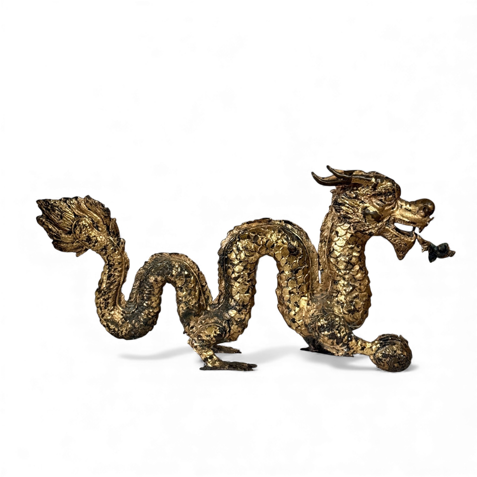 Chinesischer Bronze Drache 54 cm lang