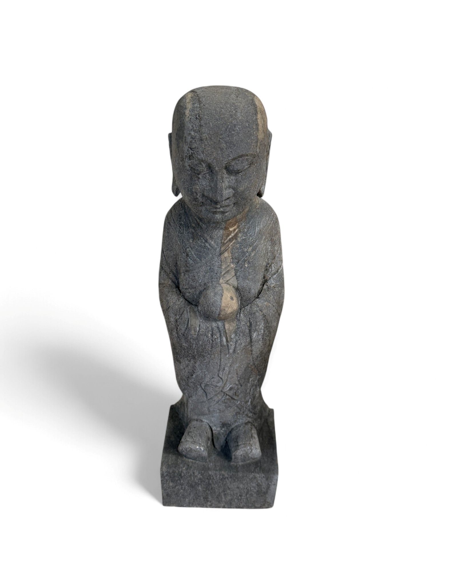 Zen Mönch China Garten Skulptur Naturstein Figur 50 cm groß