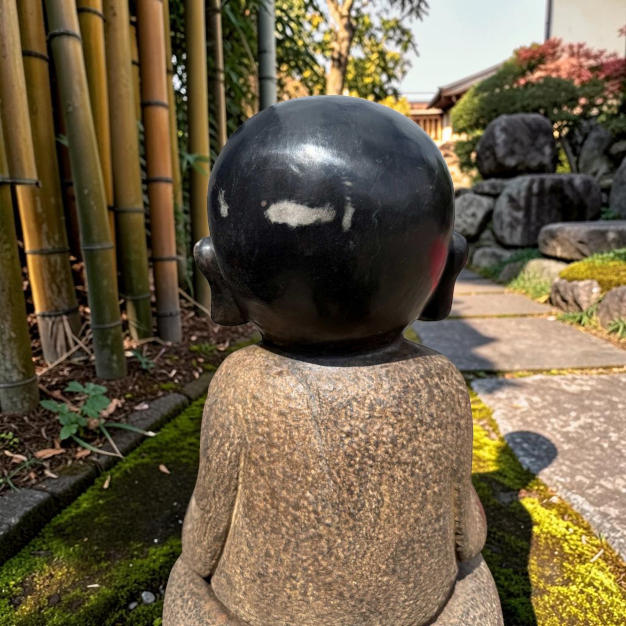Zen Mönch Garten Figur China 62 cm groß