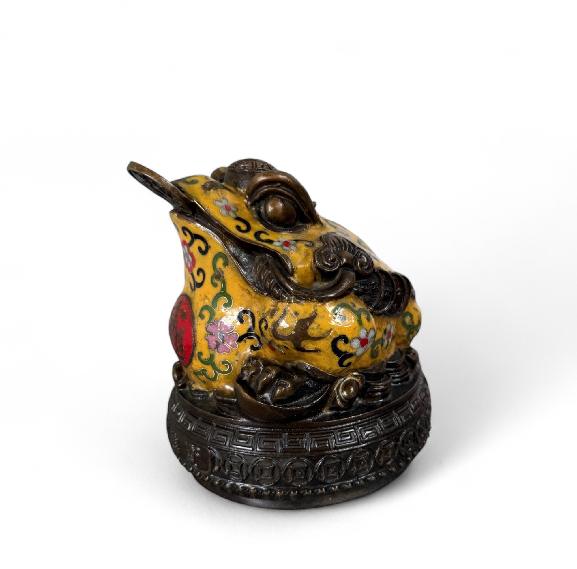 Geldkröte aus Bronze – Traditioneller Feng Shui Frosch
