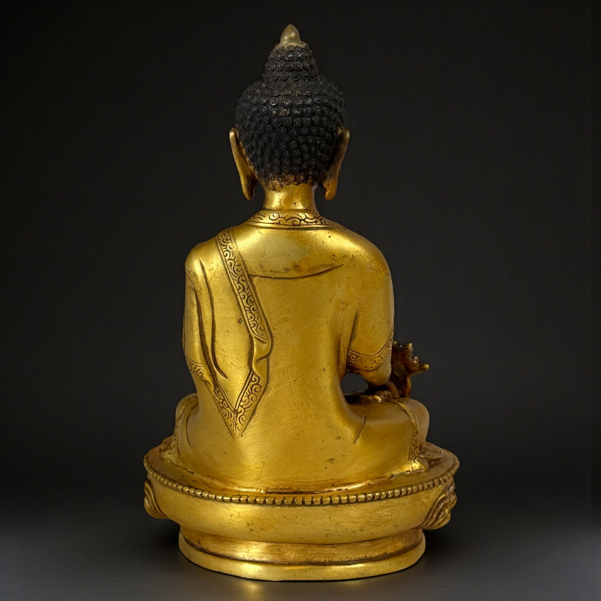 Medizin Buddha Bronze Figur Tibet - China 20 cm