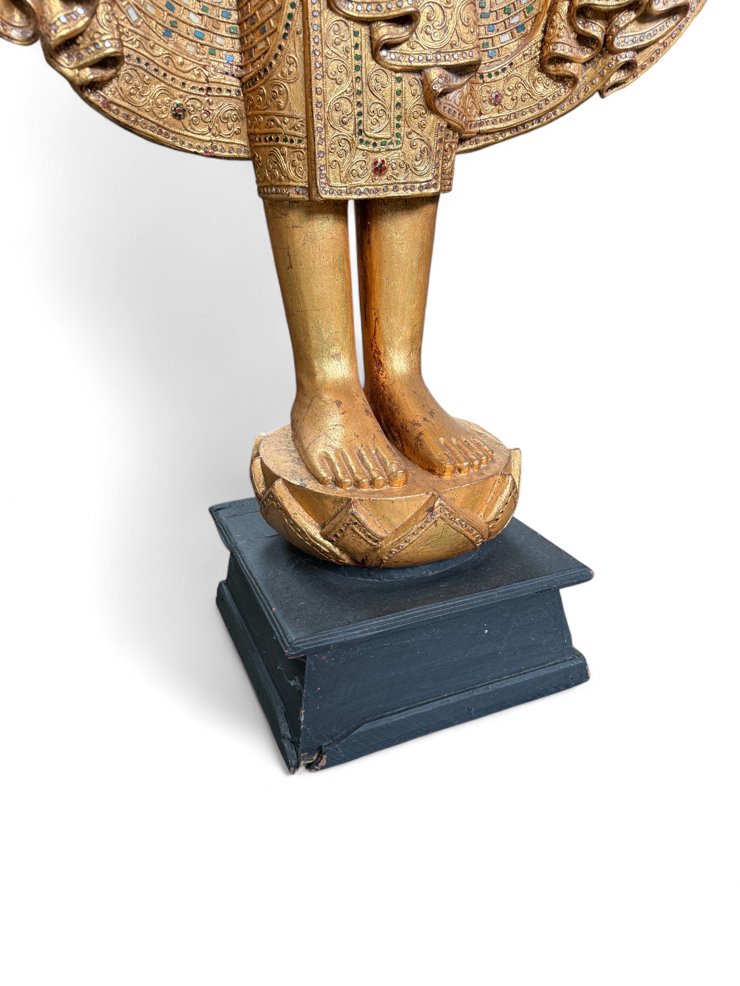 Holz Buddha Figur (166cm) Thailand Statue