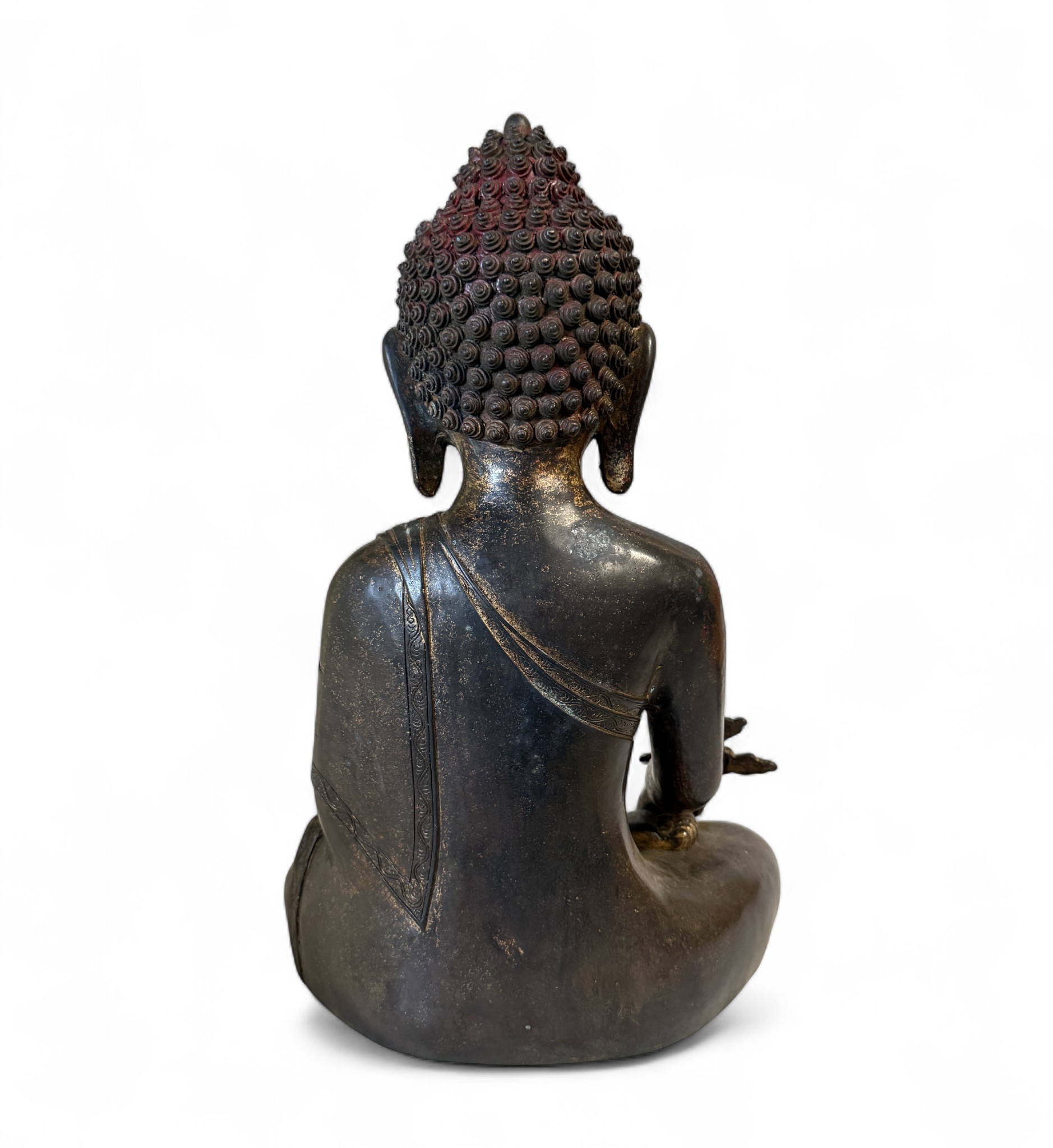 Medizin Buddha Figur Bronze Tibet China - 43 cm groß