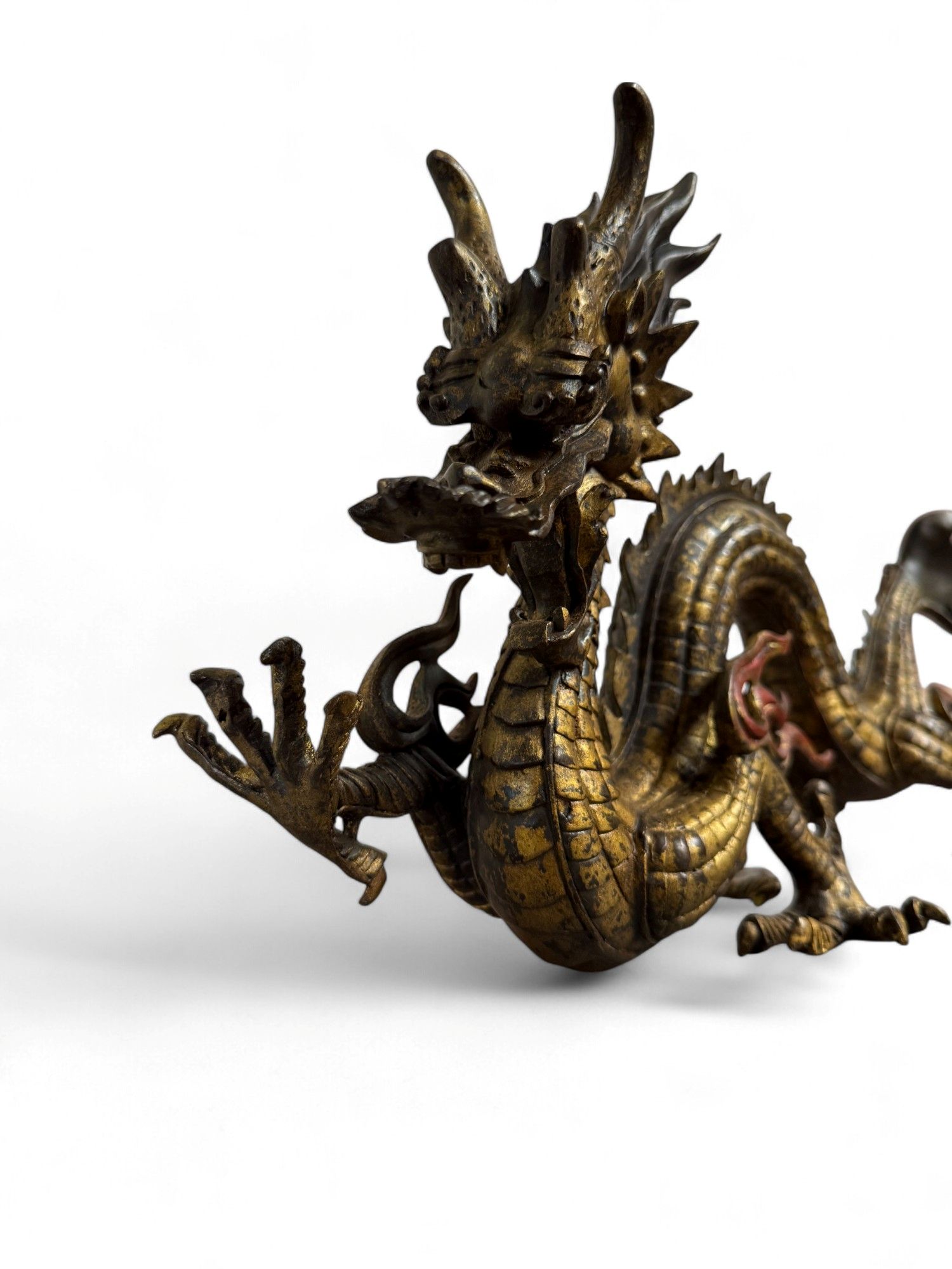 Chinesischer Kaiserdrache aus Bronze – 49 cm | 4,5 kg