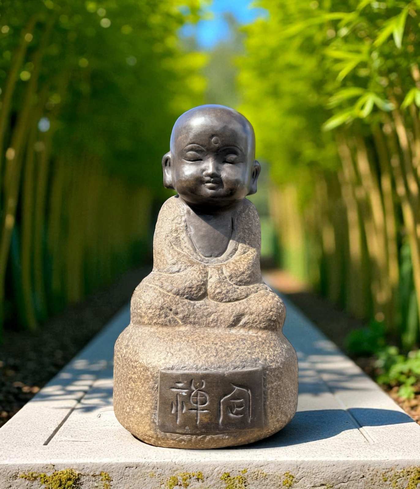 Zen Mönch Garten Figur China 35 cm groß