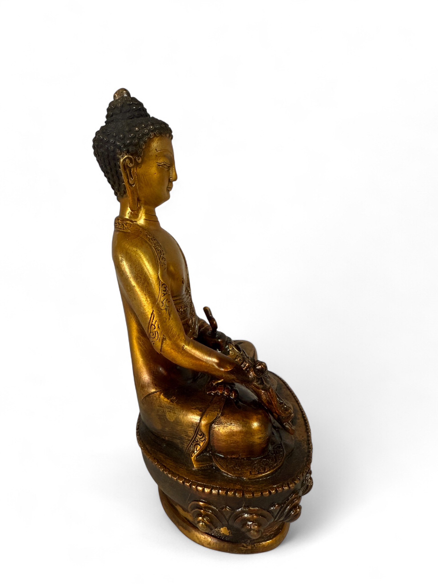 Medizin Buddha Figur Bronze 20 cm
