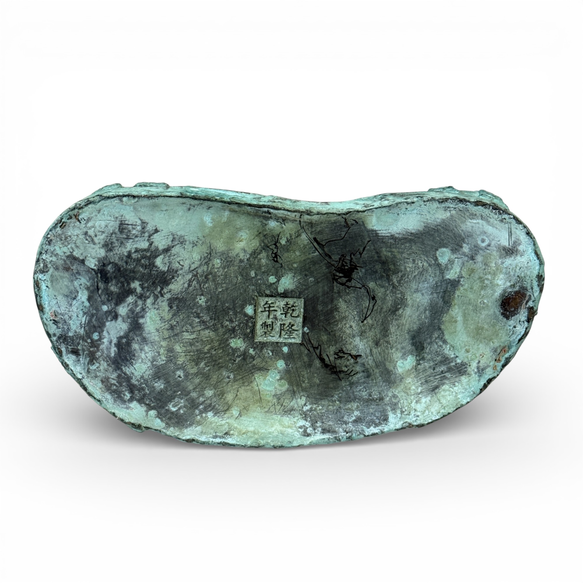 Bronze Buddha Skulptur in betender Handhaltung