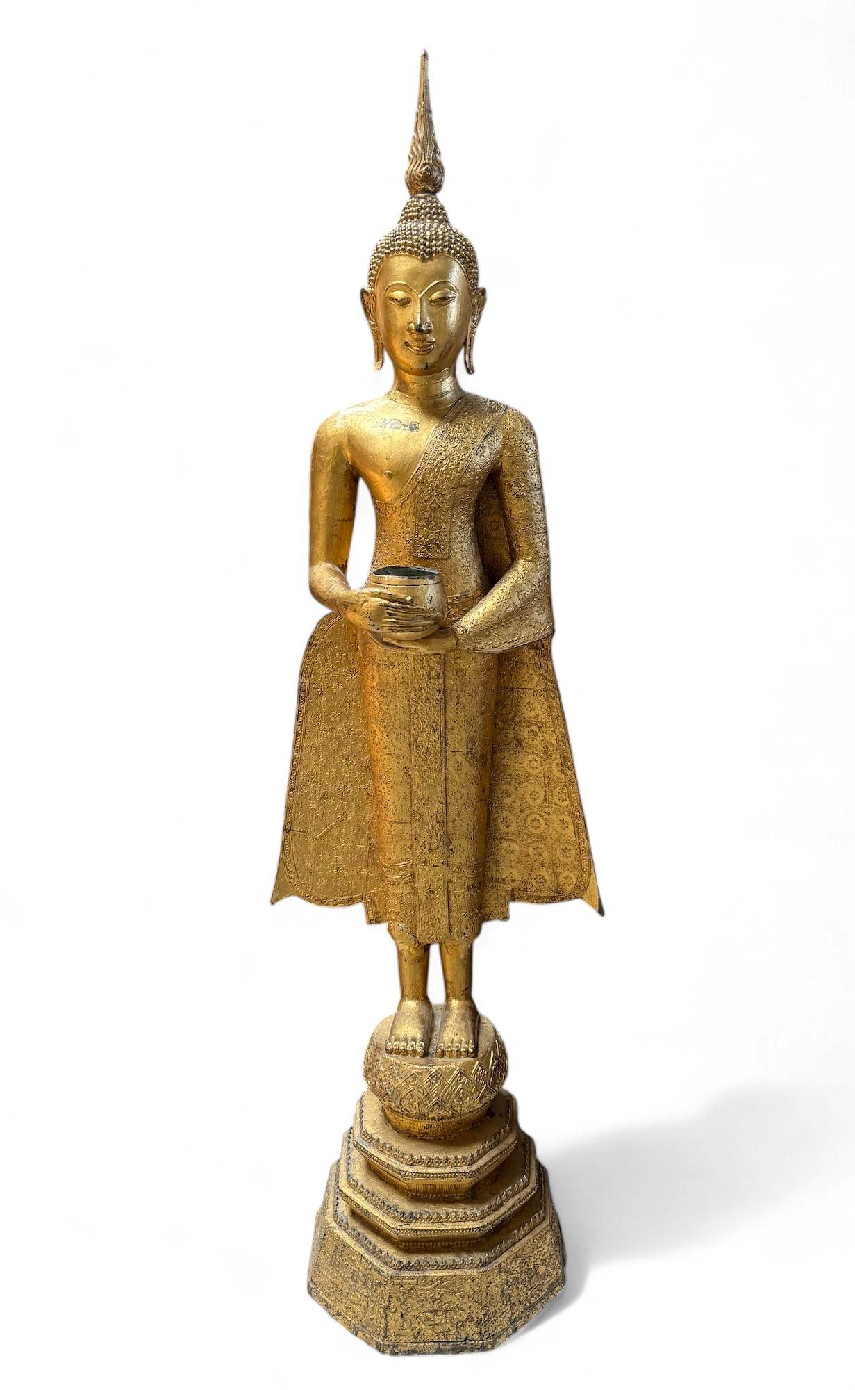 Wochentagsbuddha Mittwoch – Bronze Statue Thailand, 135 cm