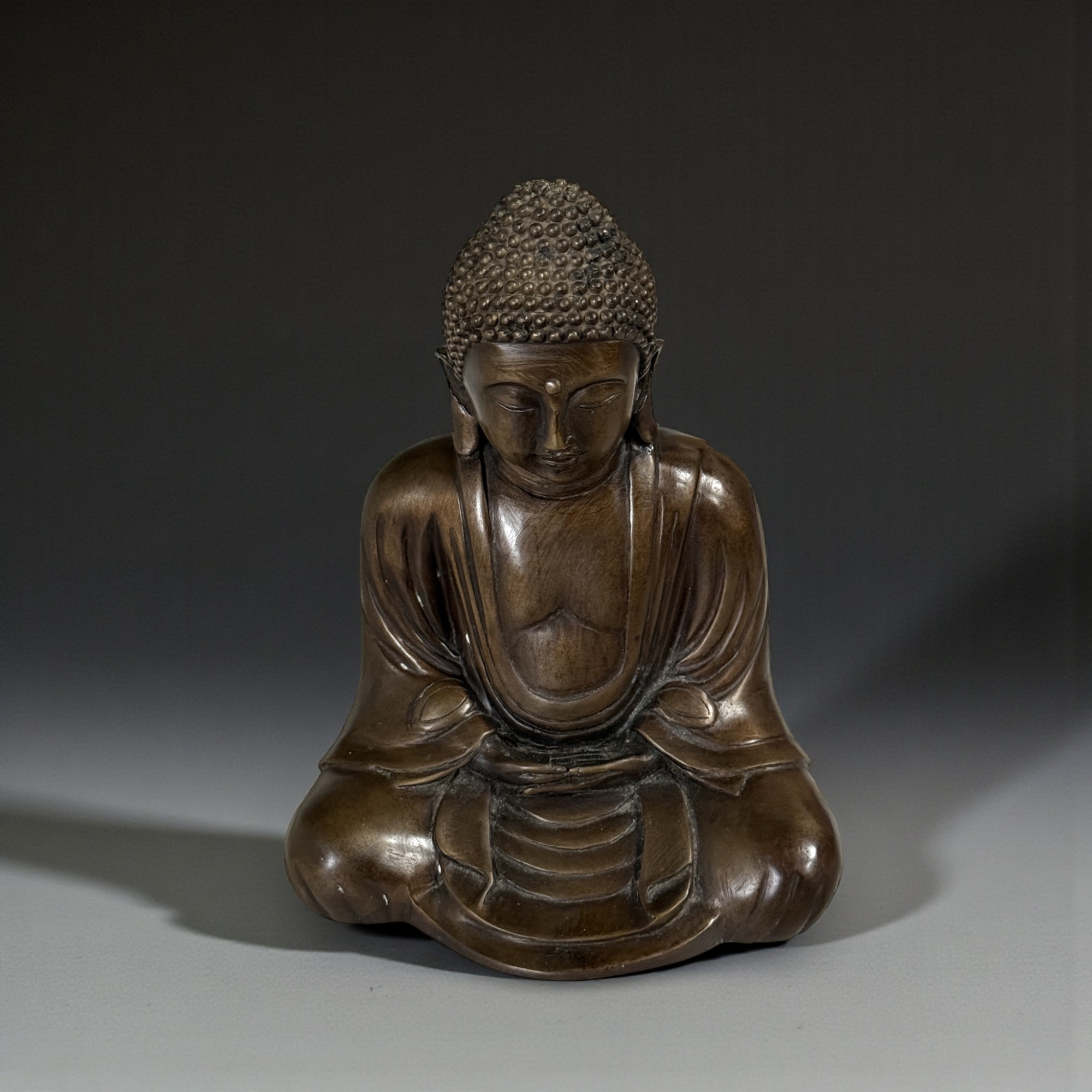 Daibutsu Kamakura Bronze Buddha Figur 25 cm