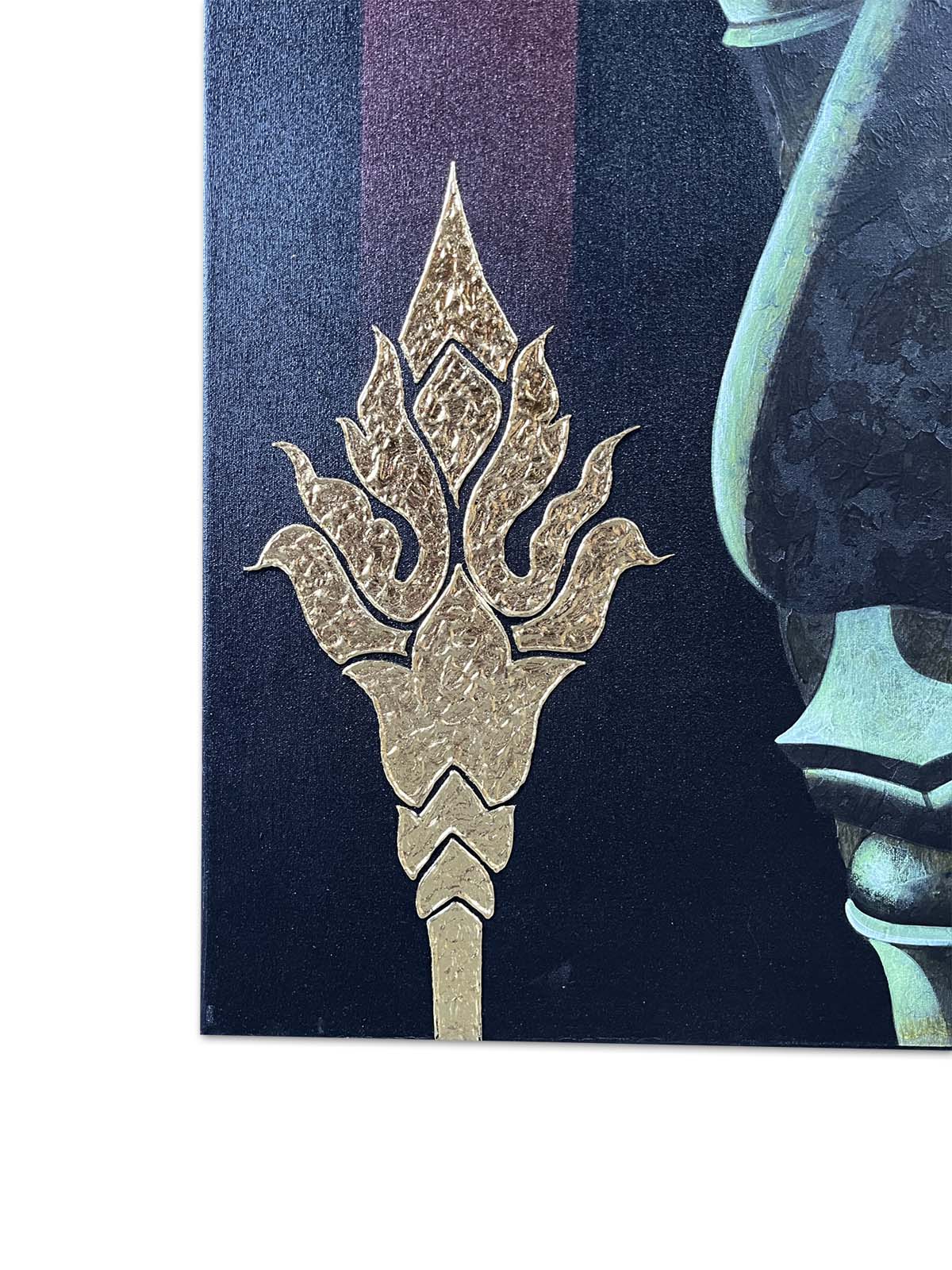 Buddha Bild Acryl Wandbild auf Leinwand