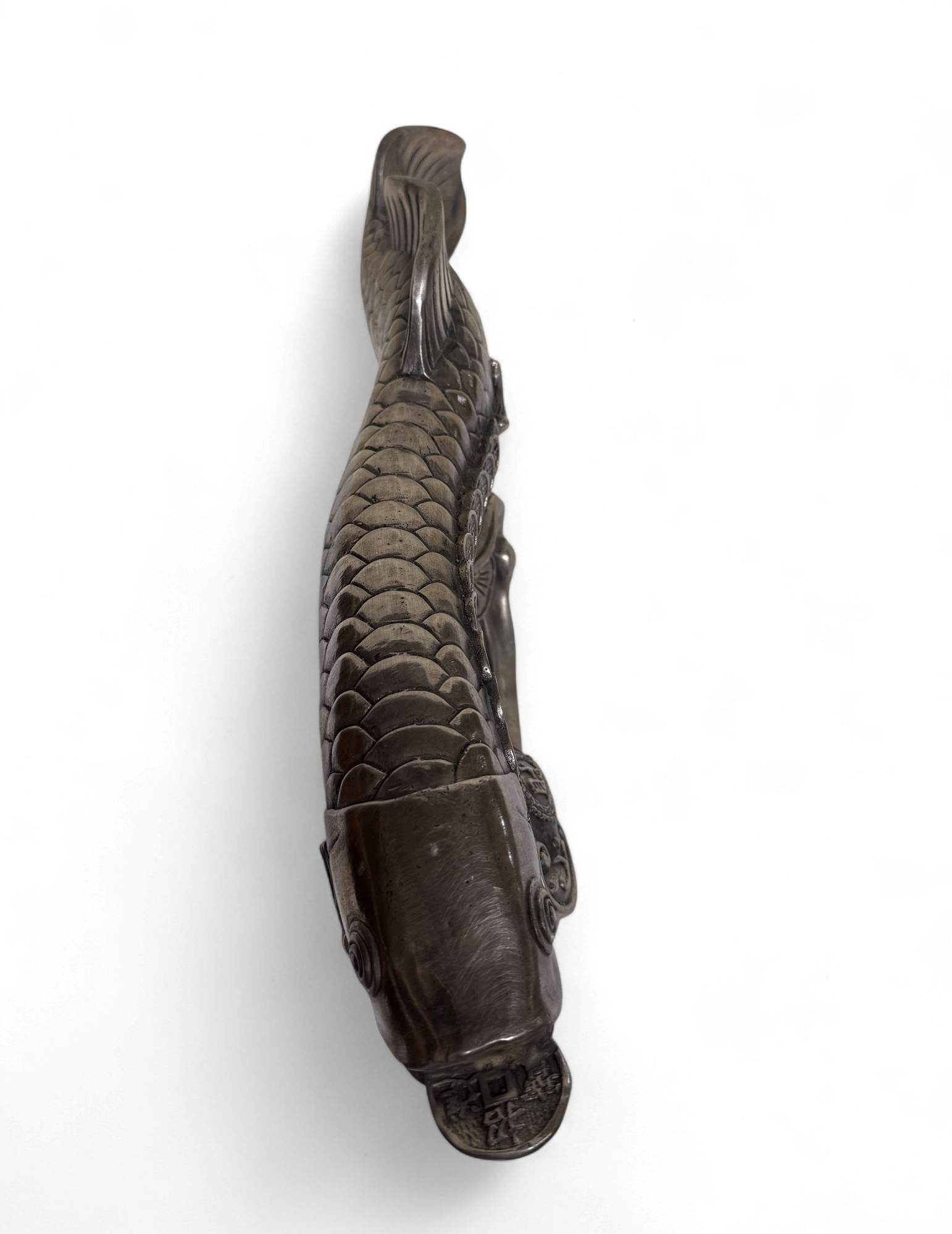 Koifisch Bronze Skulptur Reichtumssymbol China