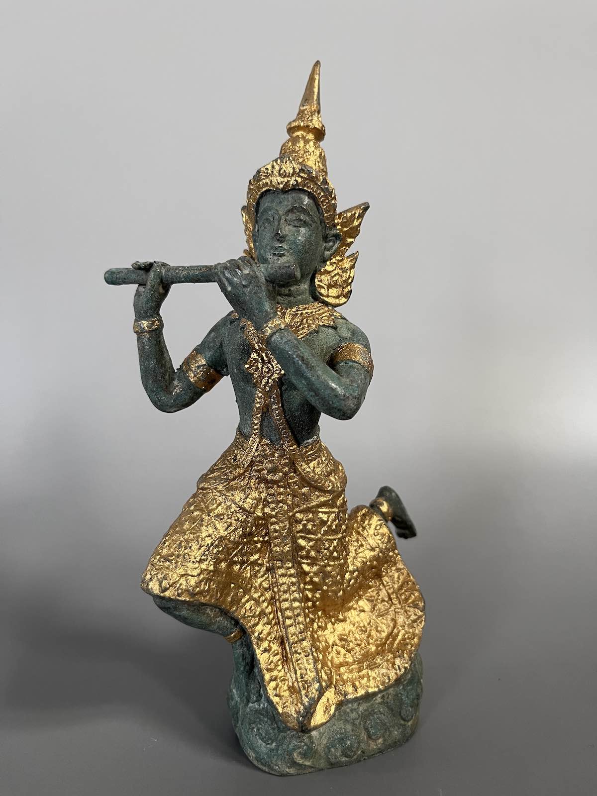 Tempelwächter Thailand Teppanom Bronze Figur