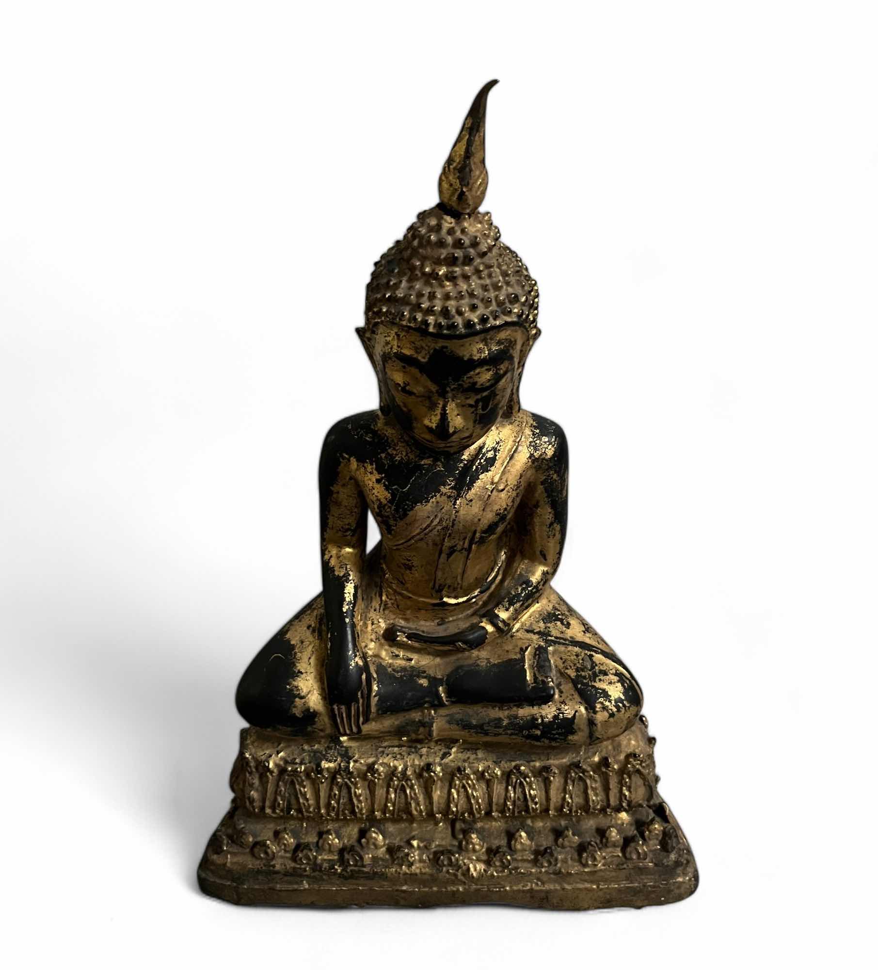 Buddha Figur Bronze Thailand Sukhothai - 43cm