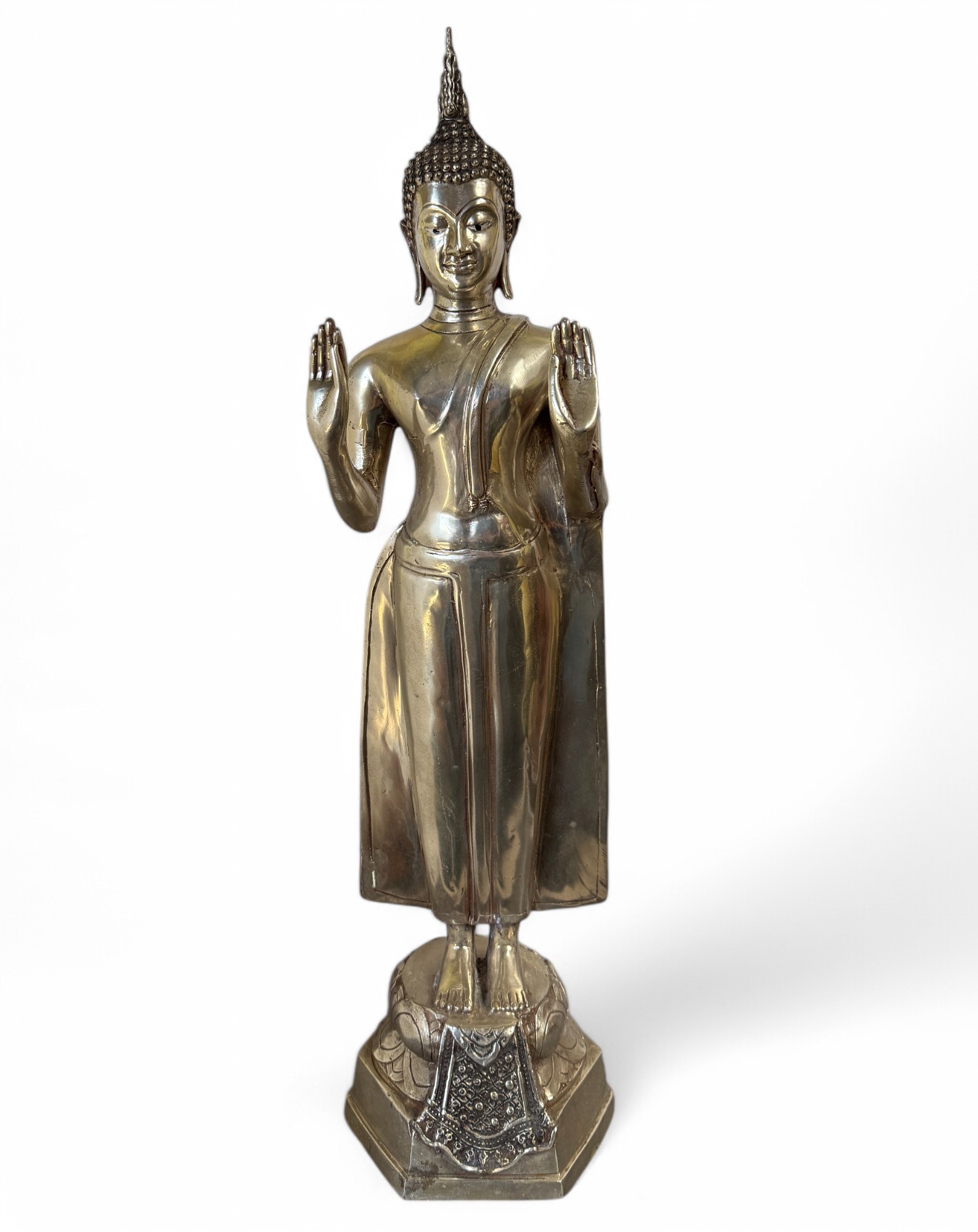 Wochentag Montag Buddha Figur Bronze 66 cm groß
