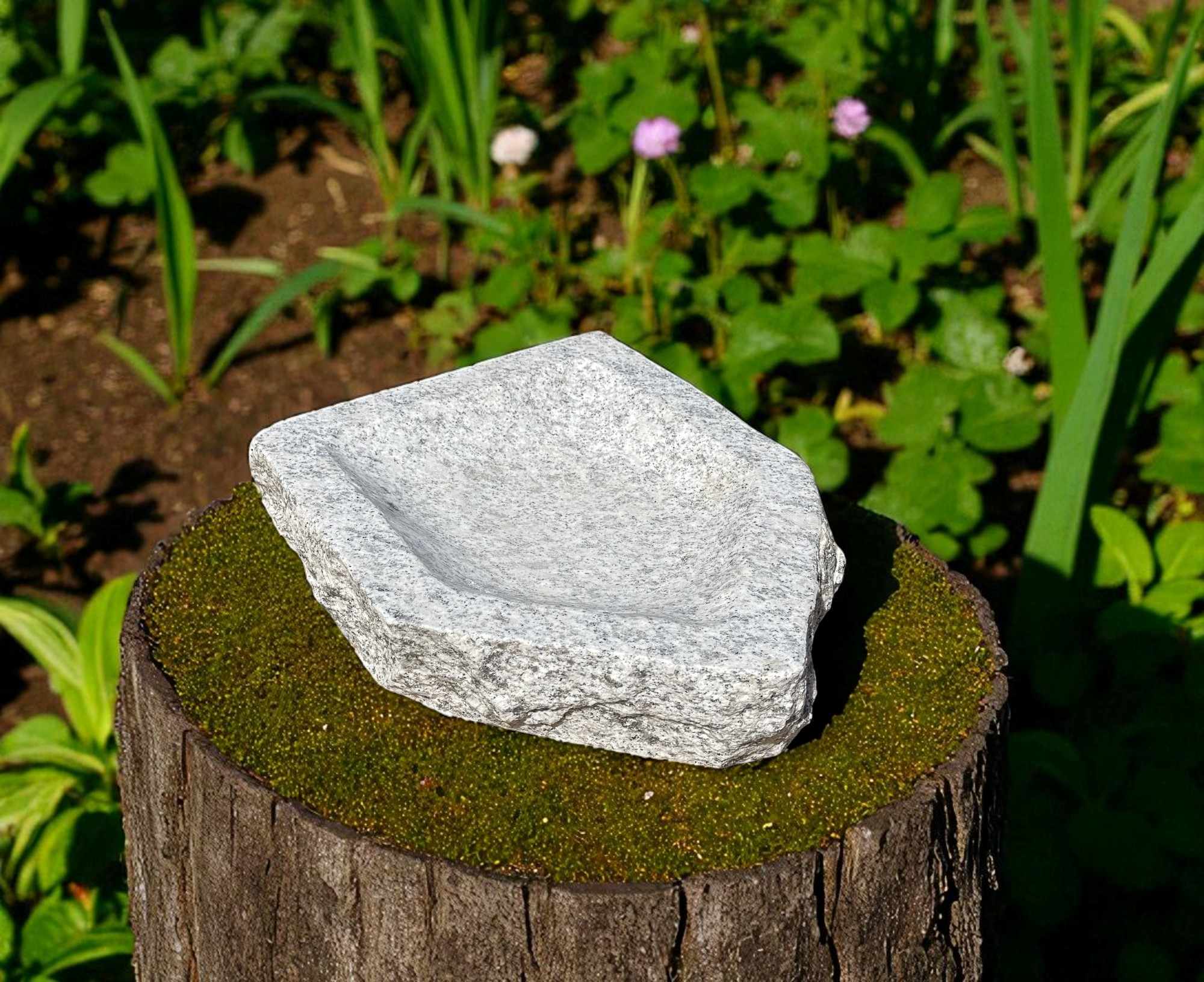 Granitstein Insekten Tränke – Bienen-Bar für den Garten