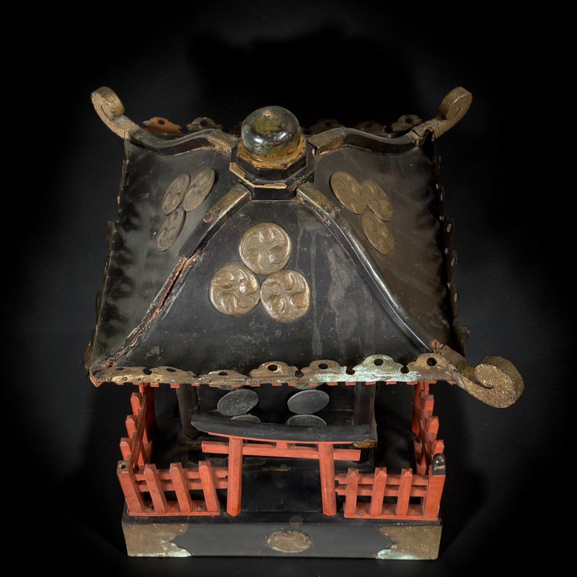 Japanischer Mikoshi Schrein - 45cm Holzmodell - Nürnberger Nachlass