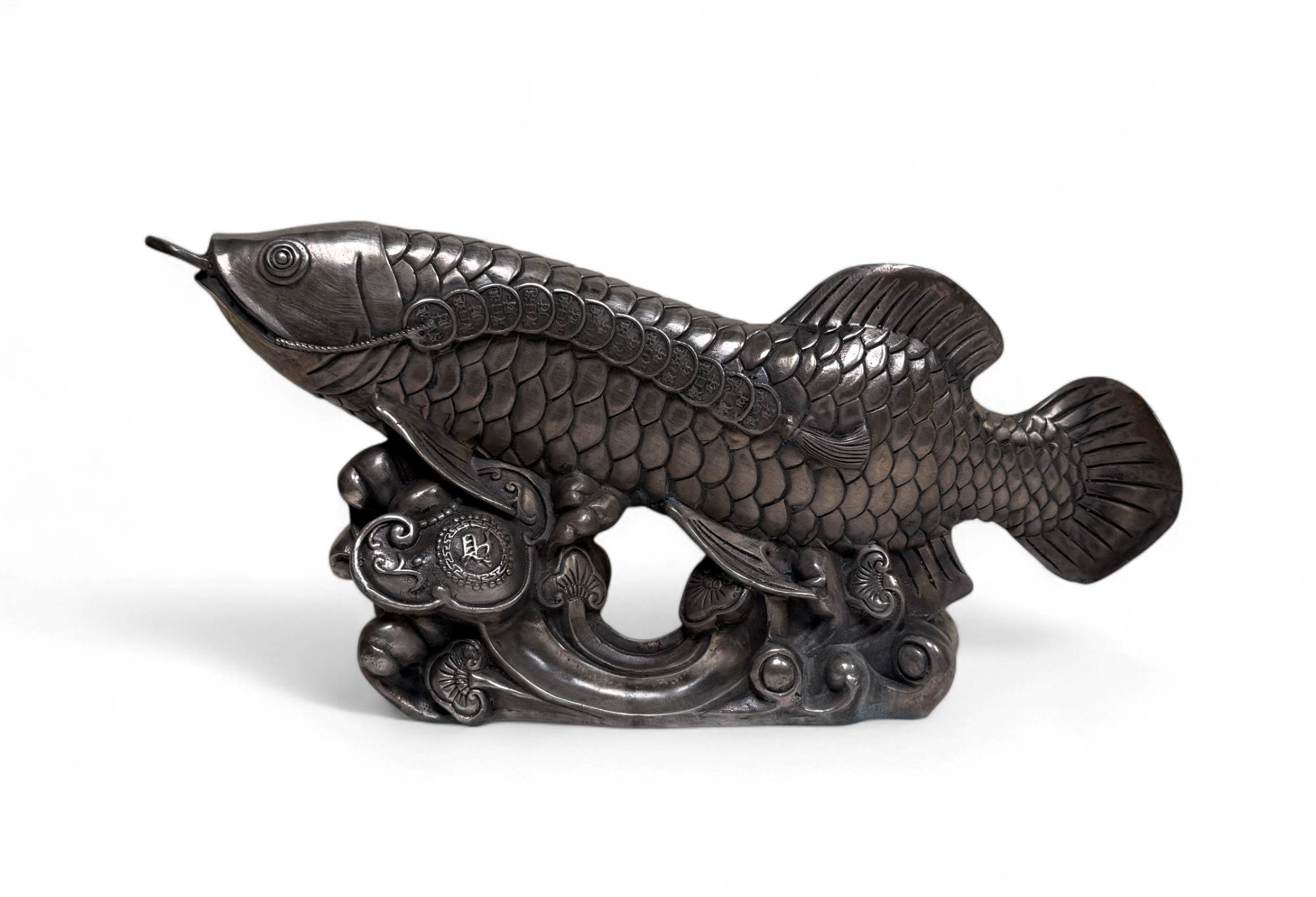 Koifisch Bronze Skulptur Reichtumssymbol China