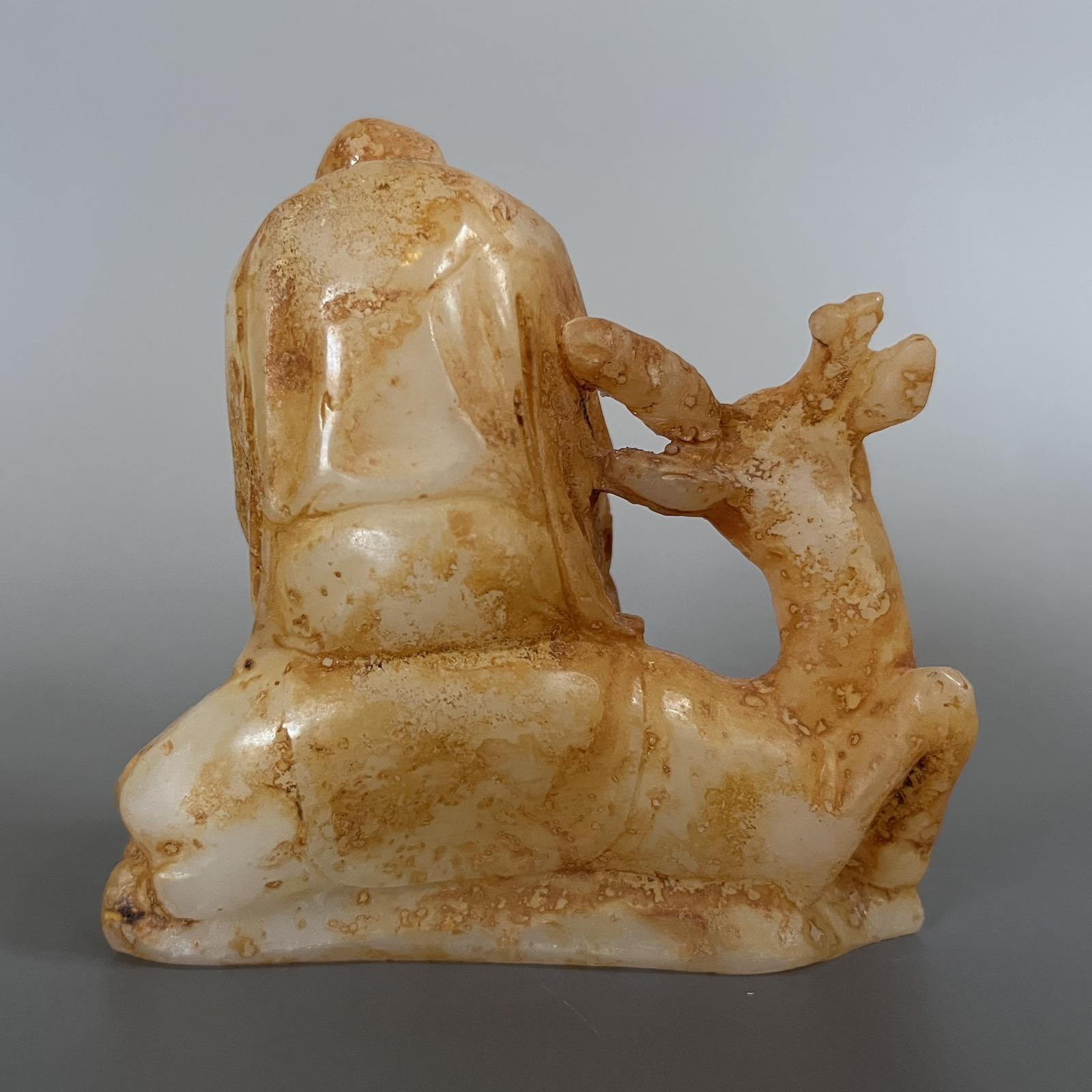Arhat Figur China Jade Buddhismus Luohan - 9cm