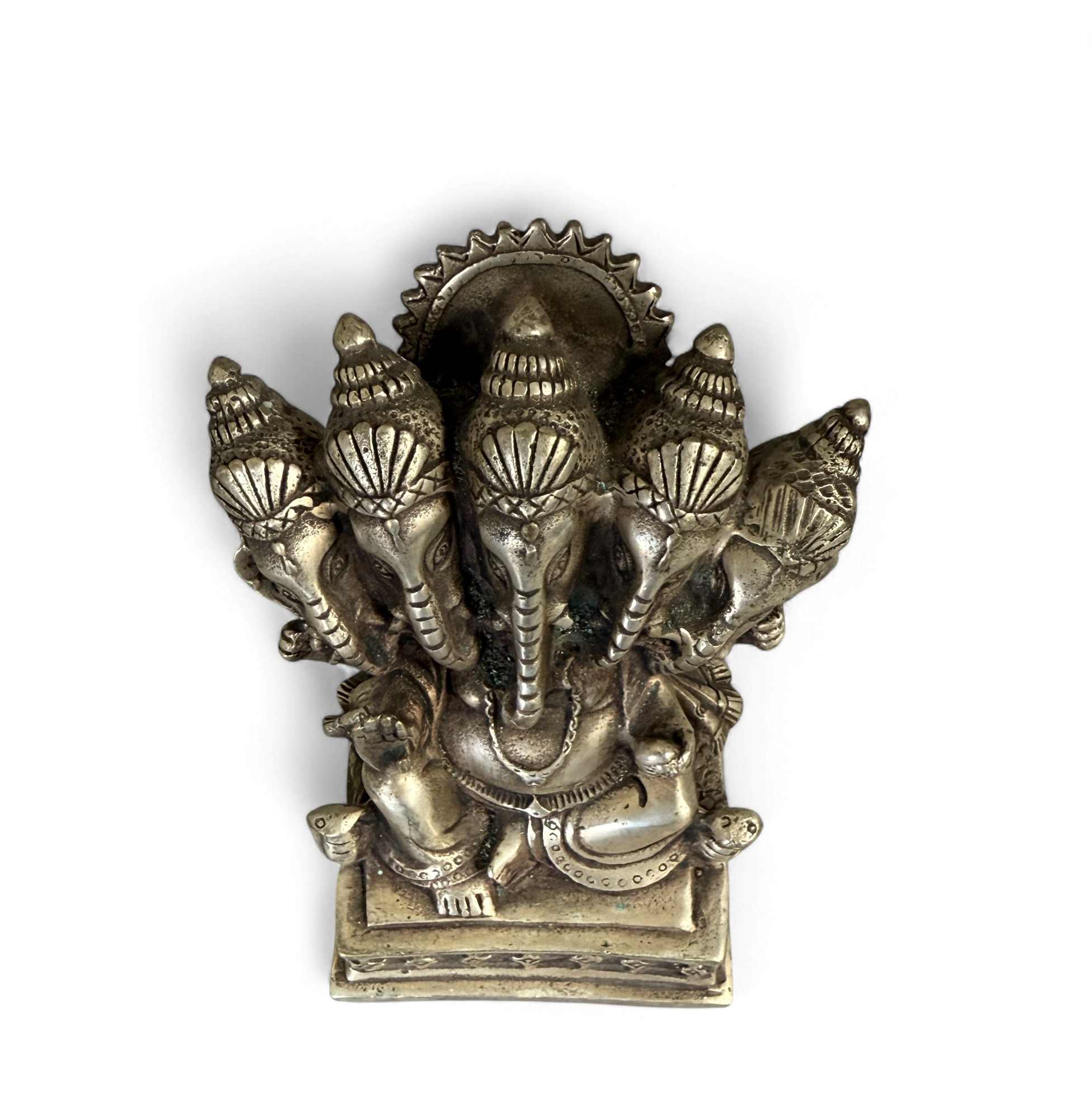 Pancha-Mukhi  der 5 köpfige Ganesha Bronze Figur China