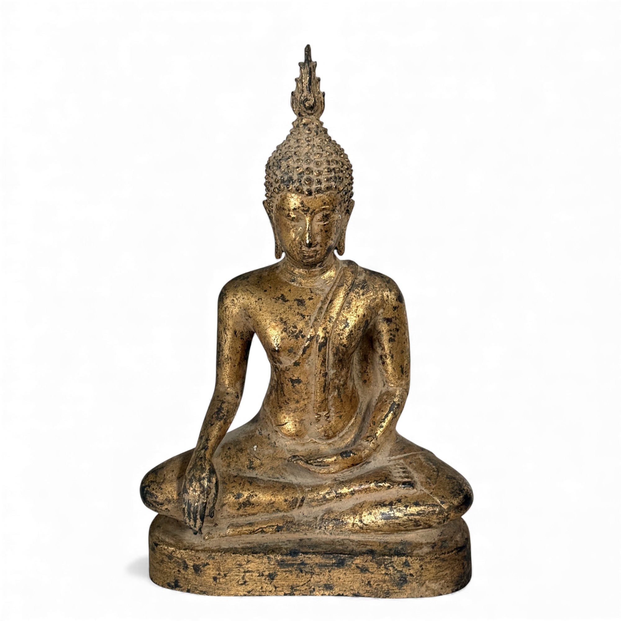 Buddha Statue Bronze im Rattanakosin Stil