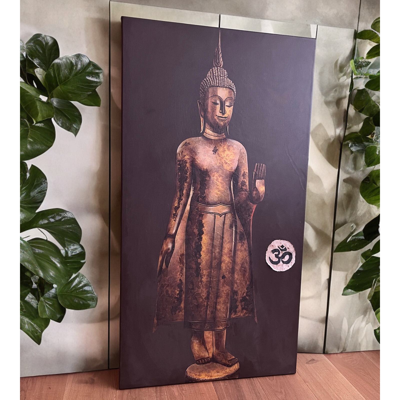 Buddha Gemälde Acrylgemälde Thailand Wandbild Buddha Gemälde Acrylgemälde Thailand Wandbild