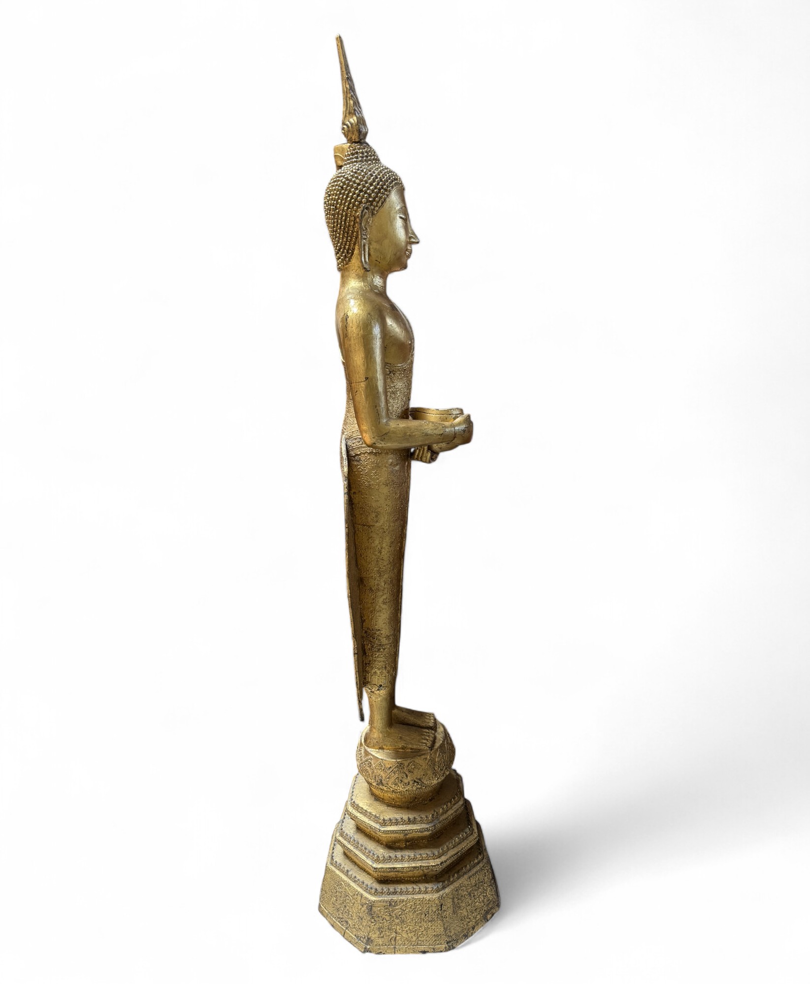 Wochentagsbuddha Mittwoch – Bronze Statue Thailand, 135 cm
