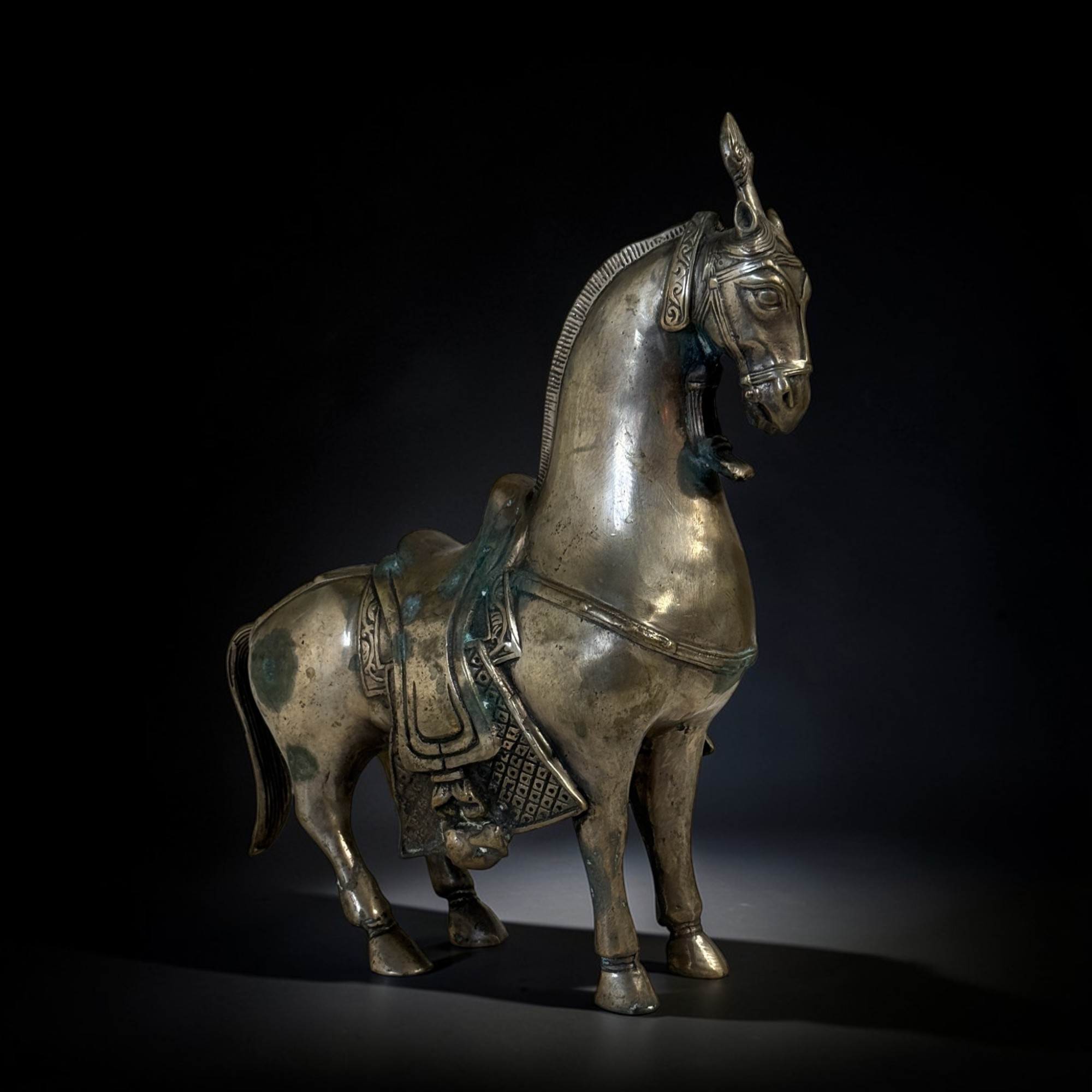 Bronze Pferd China Skulptur Tang Dynastie Replikat