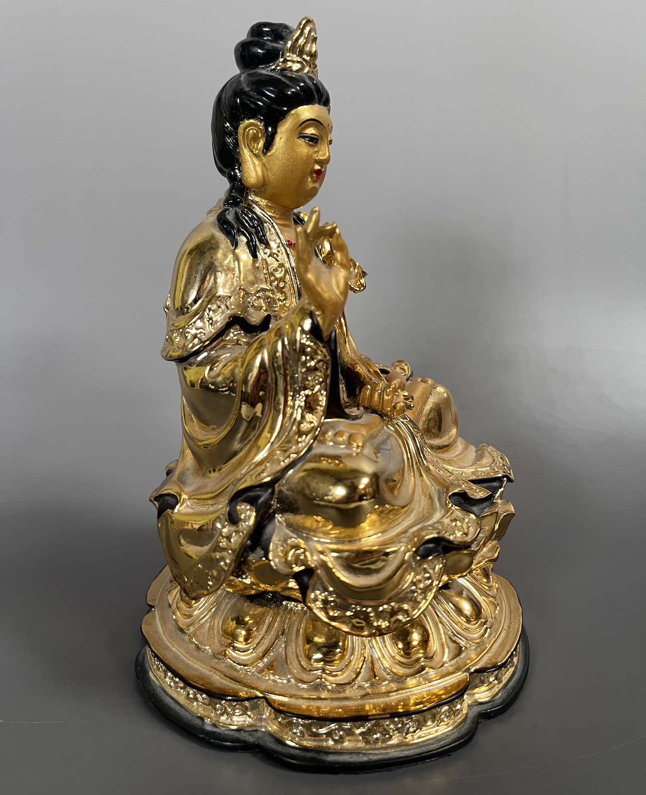 Bodhisattva Figur China Polyresin 19,5cm