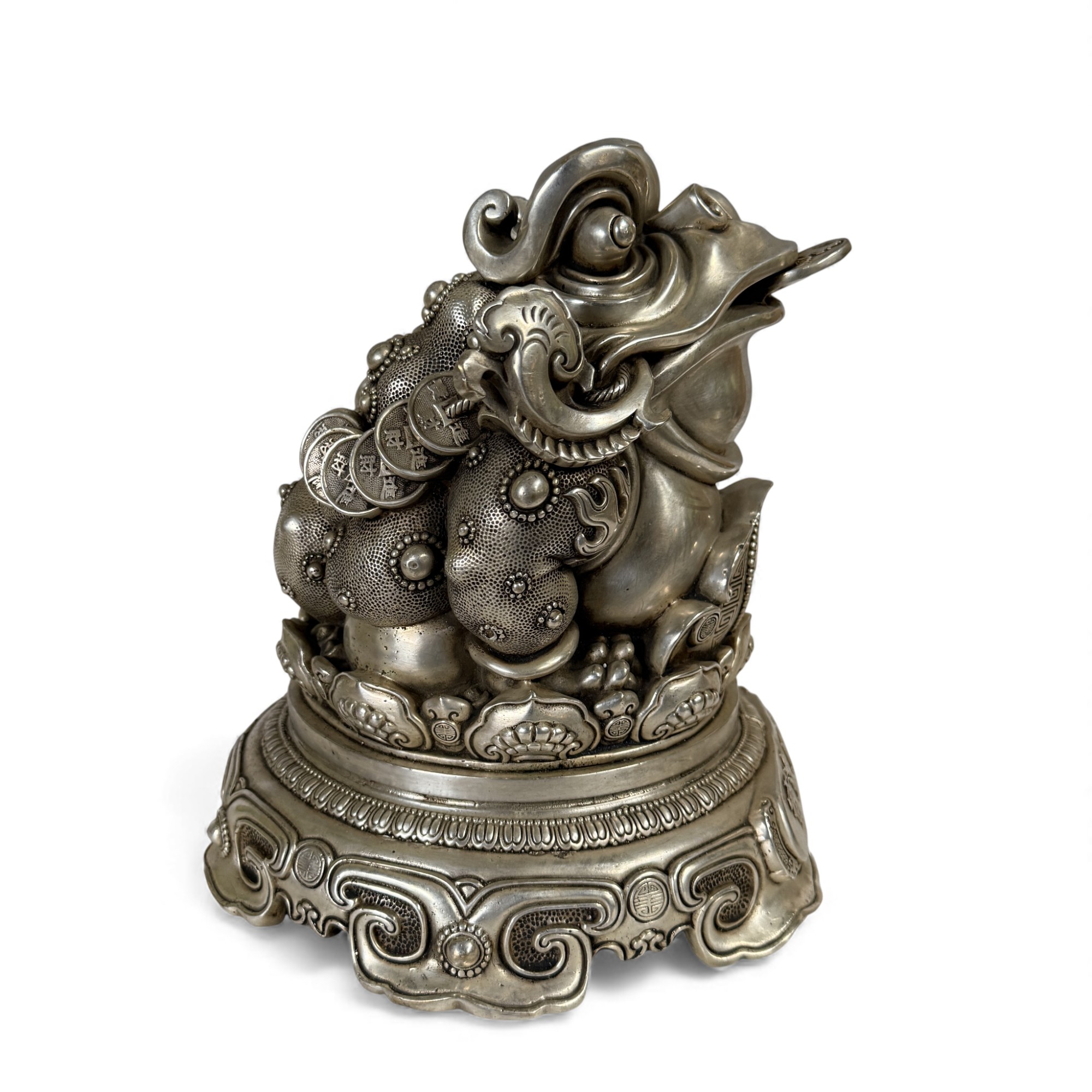 Chinesische Geldkröte - Reichtumsfrosch aus Bronze