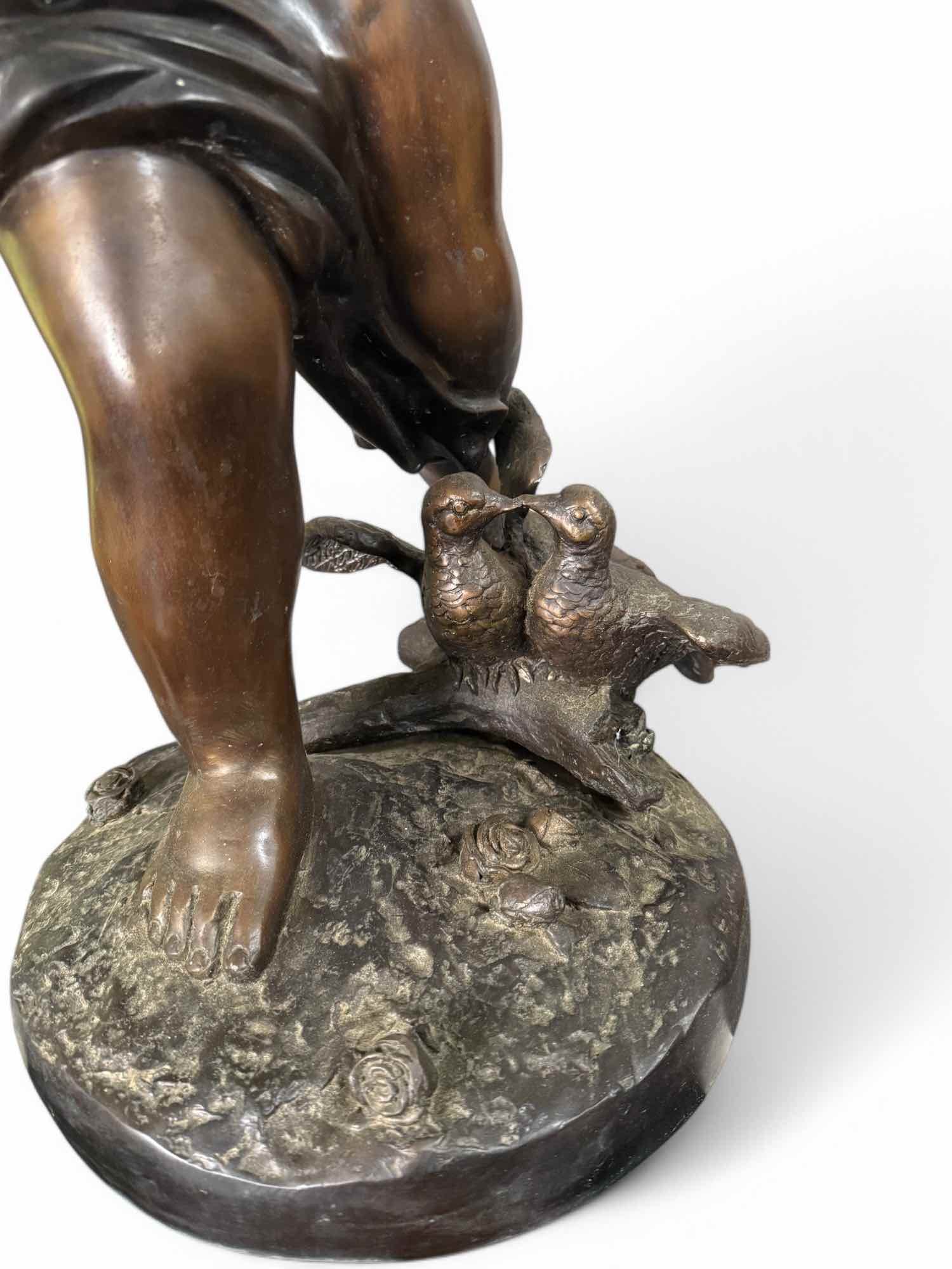 Amor Bronze Skulptur aus Sammlungsauflösung