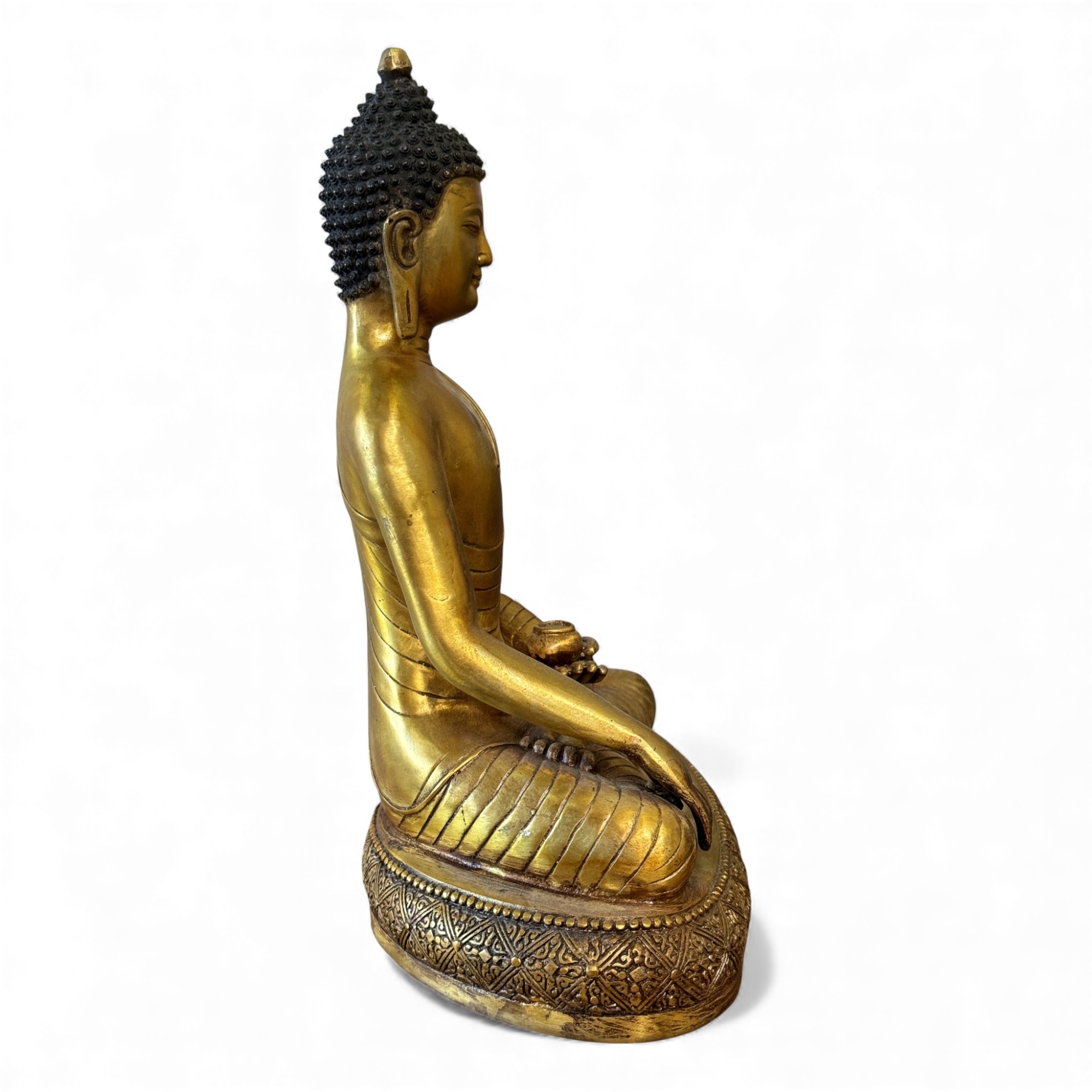 Buddha Figur Bronze Skulptur Siddharta Gautama