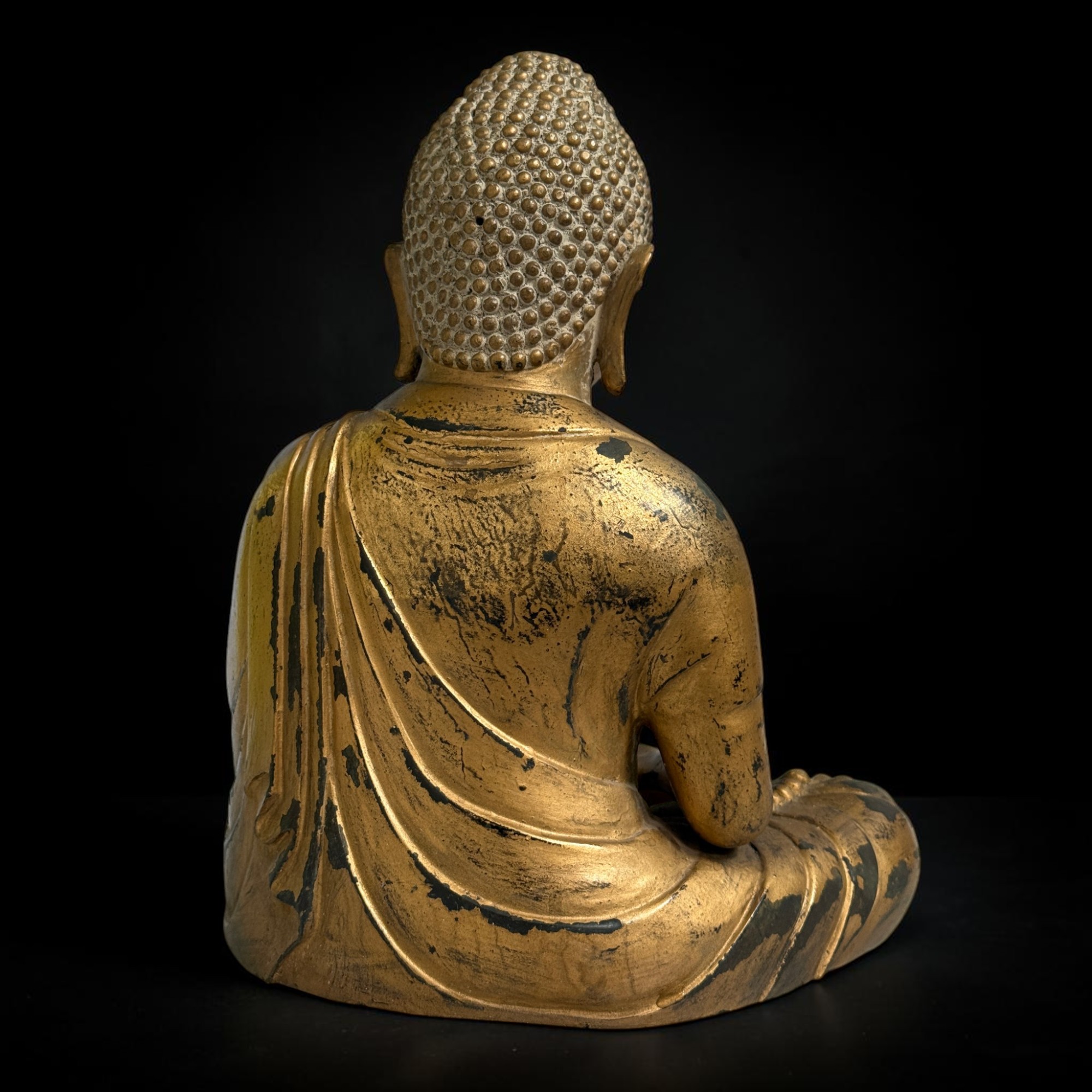 Bronze Amida Buddha Kamakura Daibutsu - Japanische Figur - Unikat 34 cm / 4,5 kg