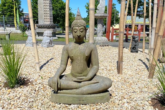 Sitzender-Bronze-Buddha