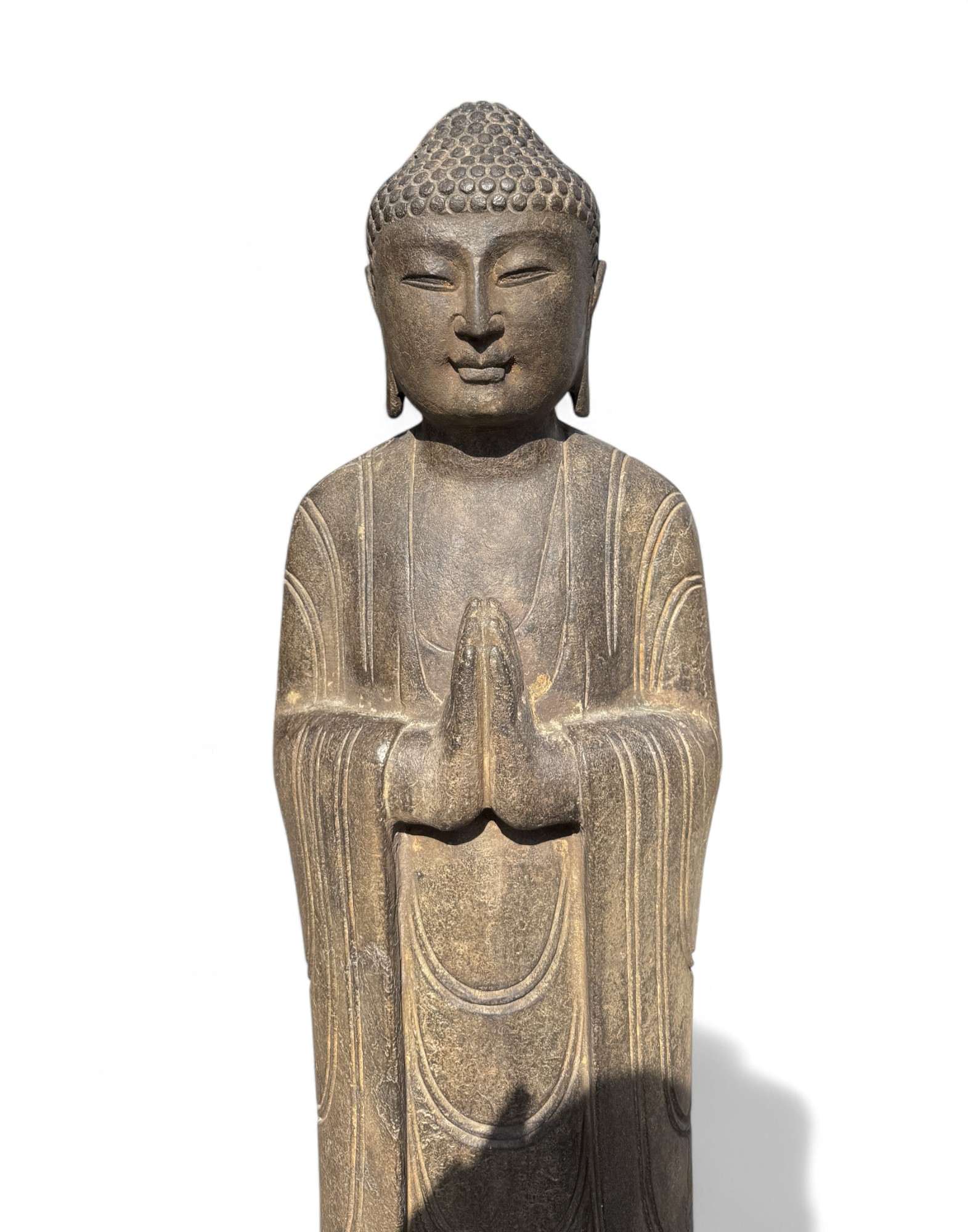 Garten Buddha Statue Namaste Mudra Skulptur Tibet/China 121cm