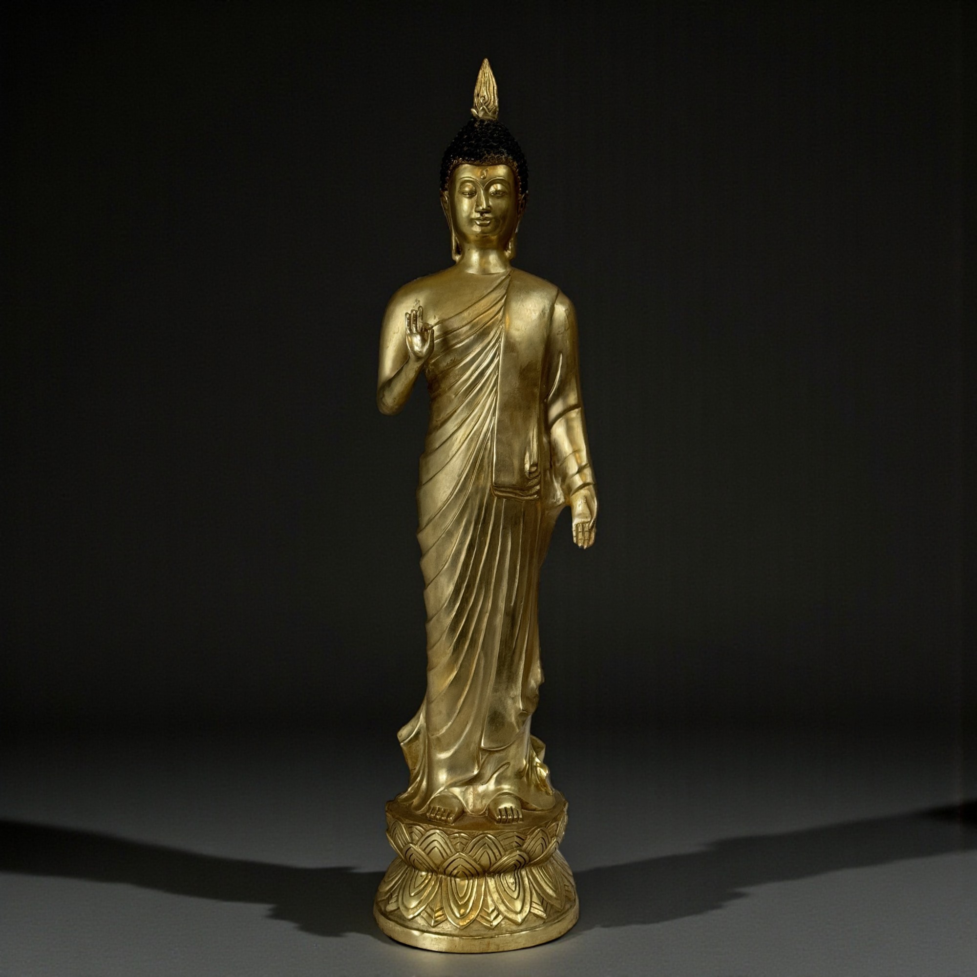 Bronze Buddha Figur 67  cm – Teaching Mudra – Tibet China